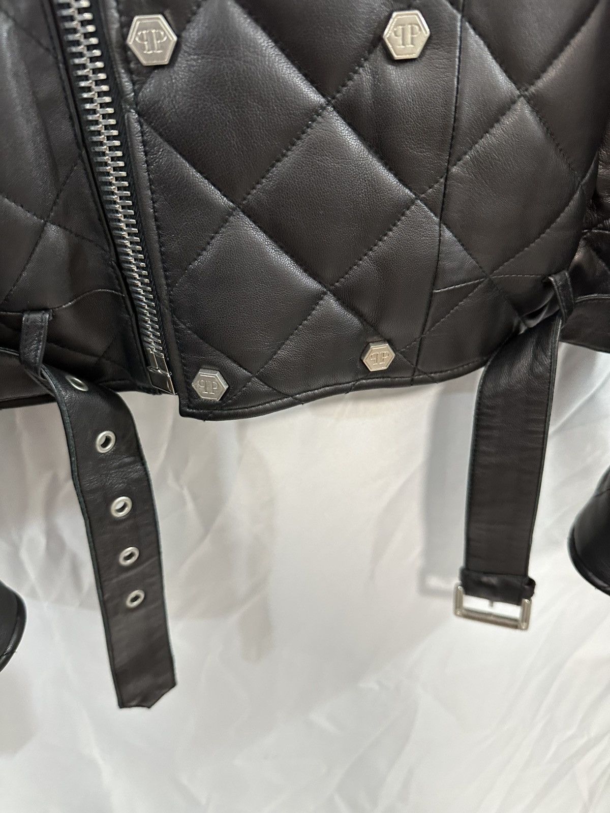 Philipp Plein Philipp Plein Leather Jacket Quilted Size US L / EU 52-54 / 3 - 10 Thumbnail