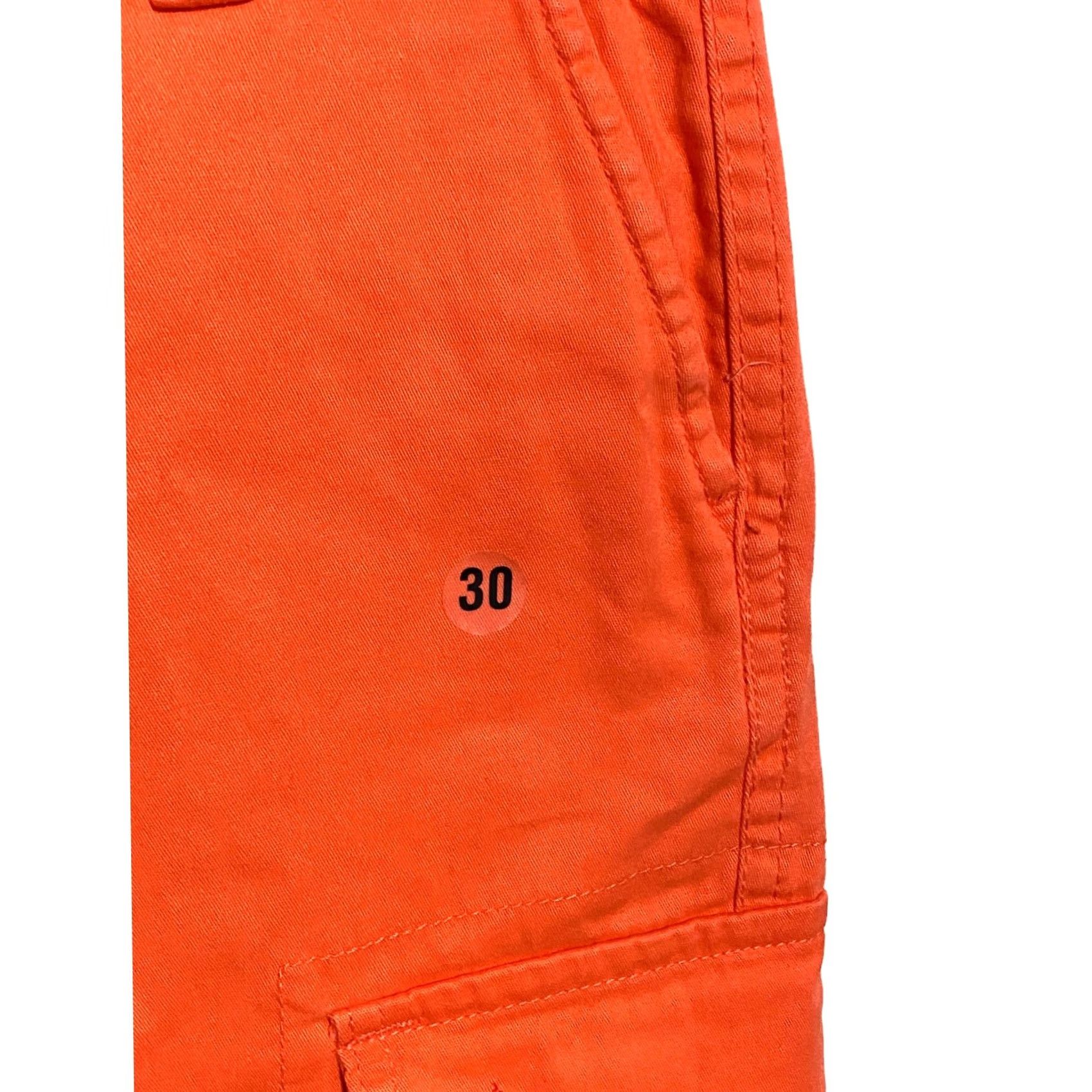 CO VINTAGE Roebuck & Co Orange Cargo Chino Shorts Mens 38 NWT Casual Summer Y2K Cargo Shorts Mens Orange 38 NWT Size US 38 / EU 54 - 4 Thumbnail