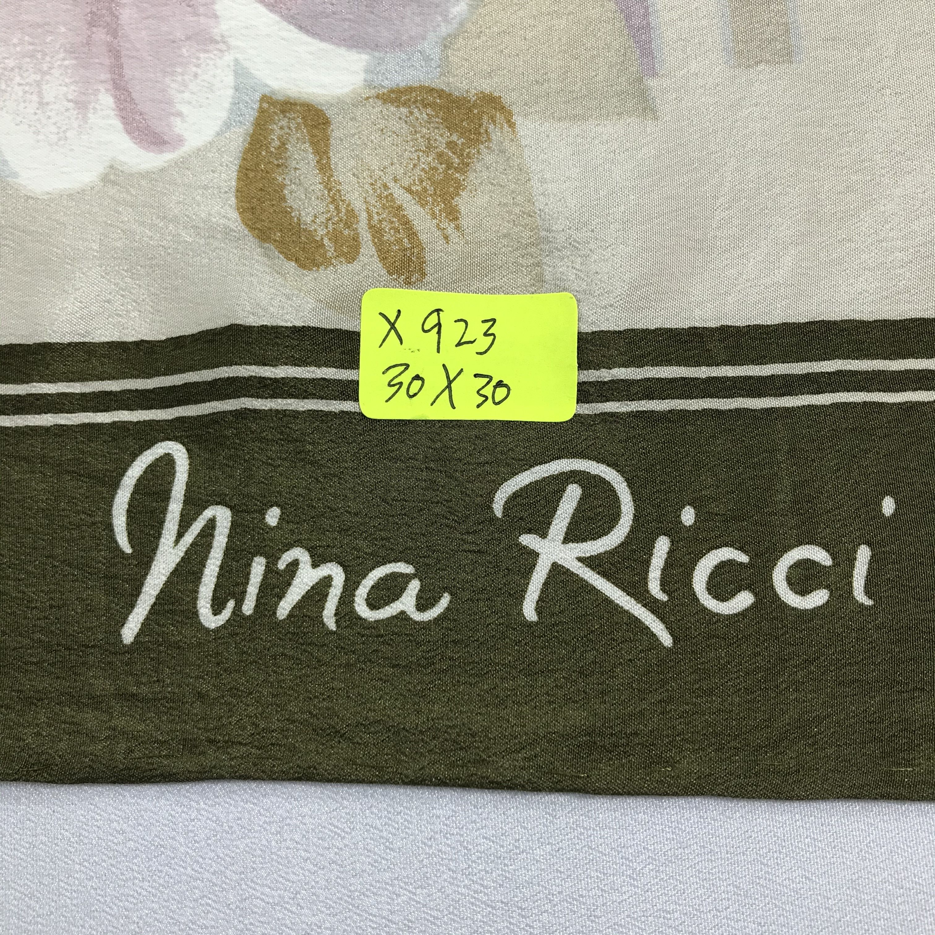 Nina Ricci Vintage Nina Ricci Silk Scarf Size ONE SIZE - 5 Thumbnail