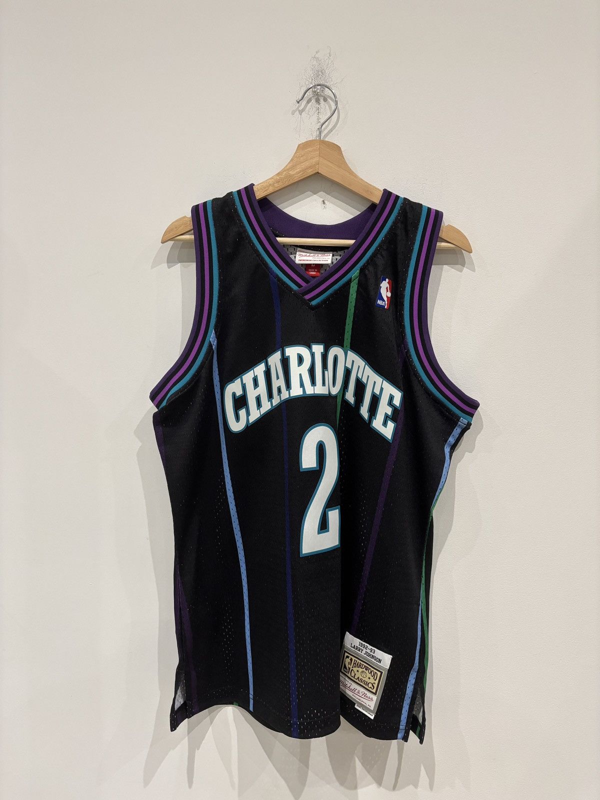 Mitchell & Ness NBA Charlotte Hornets Larry Johnson Jersey Mitchell Ness Size US L / EU 52-54 / 3 - 1 Thumbnail