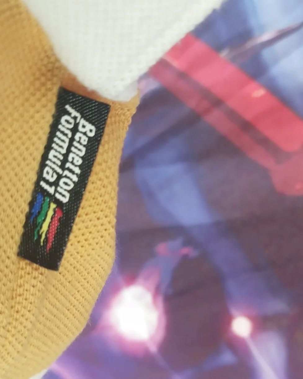 Benetton Vintage Benetton Formula 1 Three Tone Stripes Polo Shirt Size US M / EU 48-50 / 2 - 3 Thumbnail