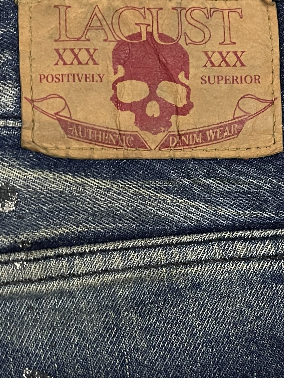 If Six Was Nine Vintage Japanese Brand Distressed Splash Flare Jeans Size US 33 - 10 Thumbnail