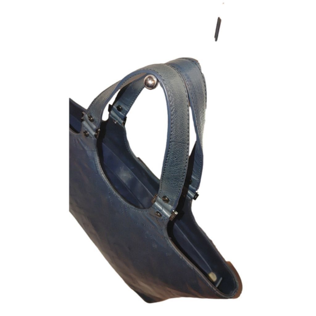 Tory Burch Tory Burch T Monogram Quilted Leather Bag in Blue Slate Size ONE SIZE - 3 Thumbnail