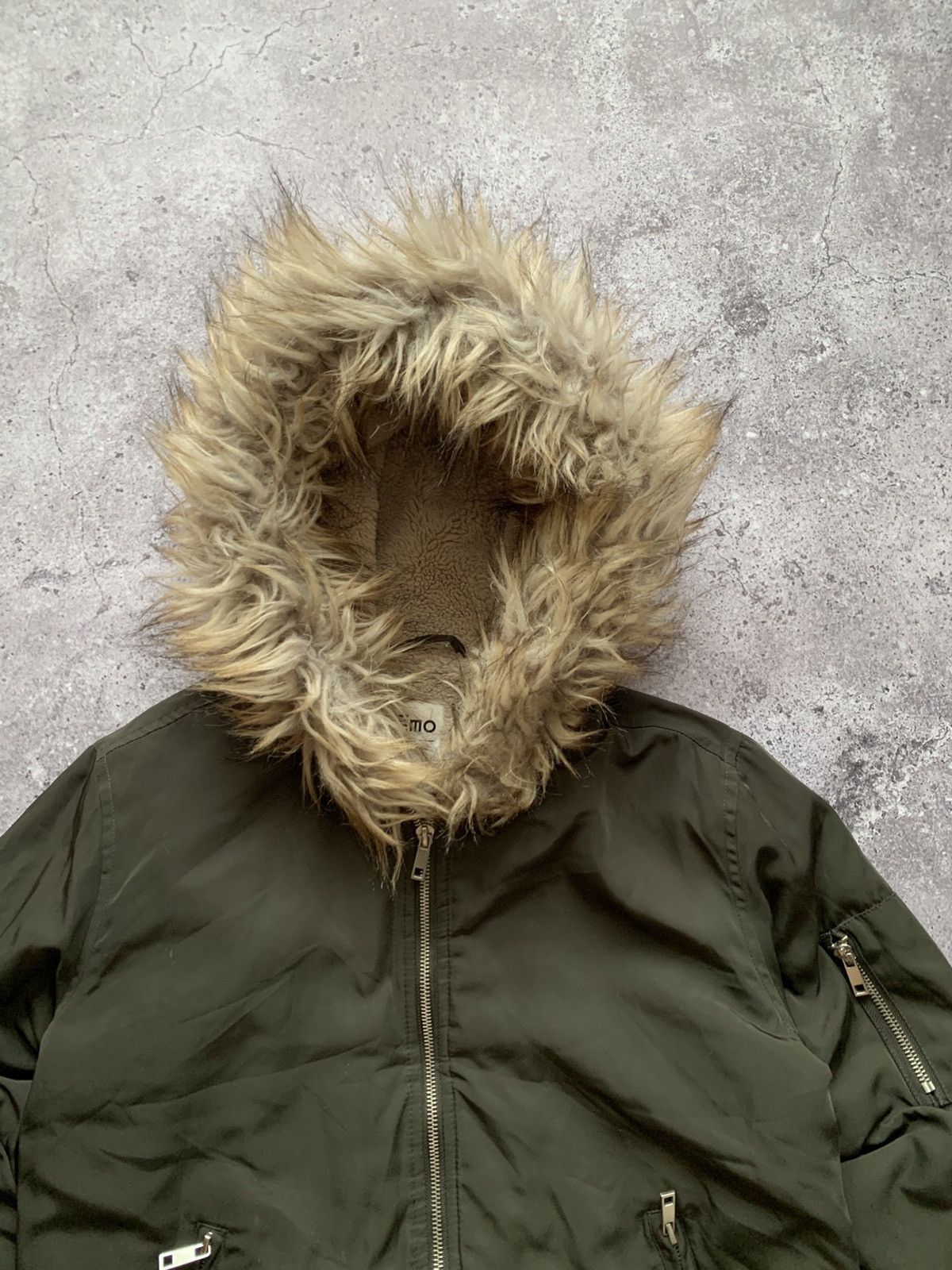 If Six Was Nine 🔥HYPE BOMBER MOHAIR Y2K FAUX FUX OPIUM WOMENS JACKET Size M / US 6-8 / IT 42-44 - 5 Thumbnail