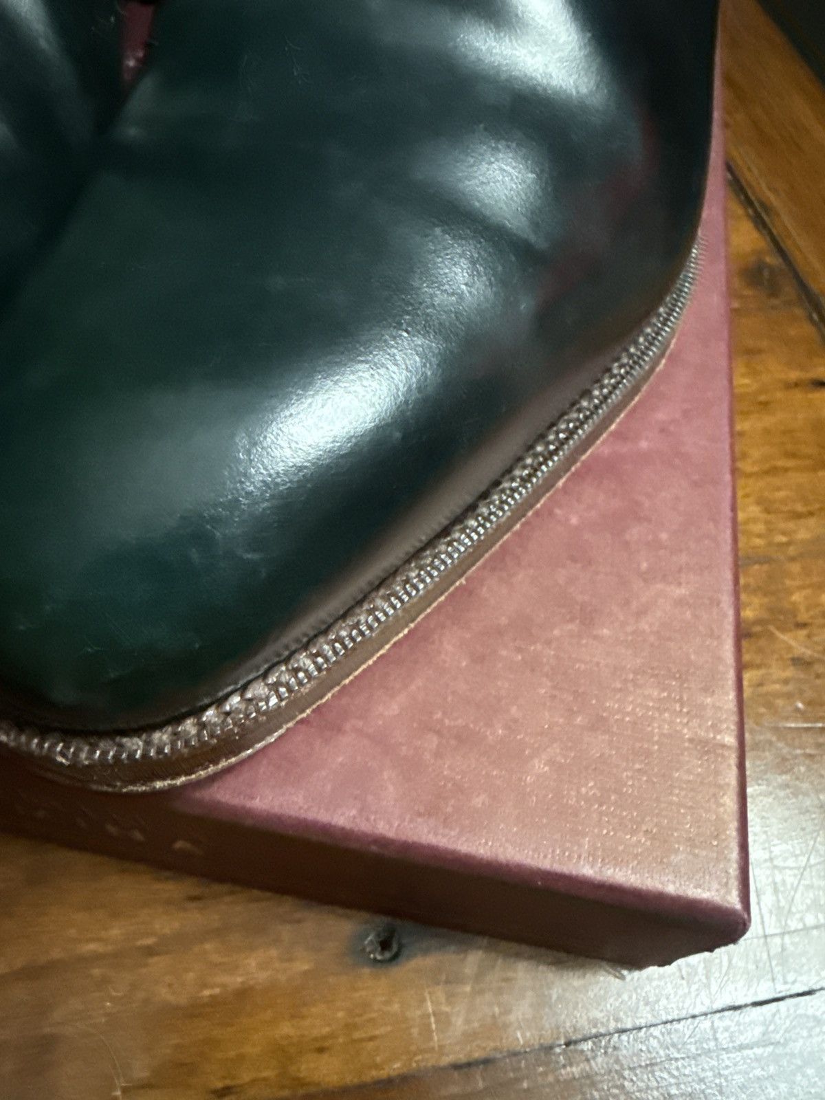 Carmina Wholecut Oxford Green Cordovan (UK 8/NA 9)