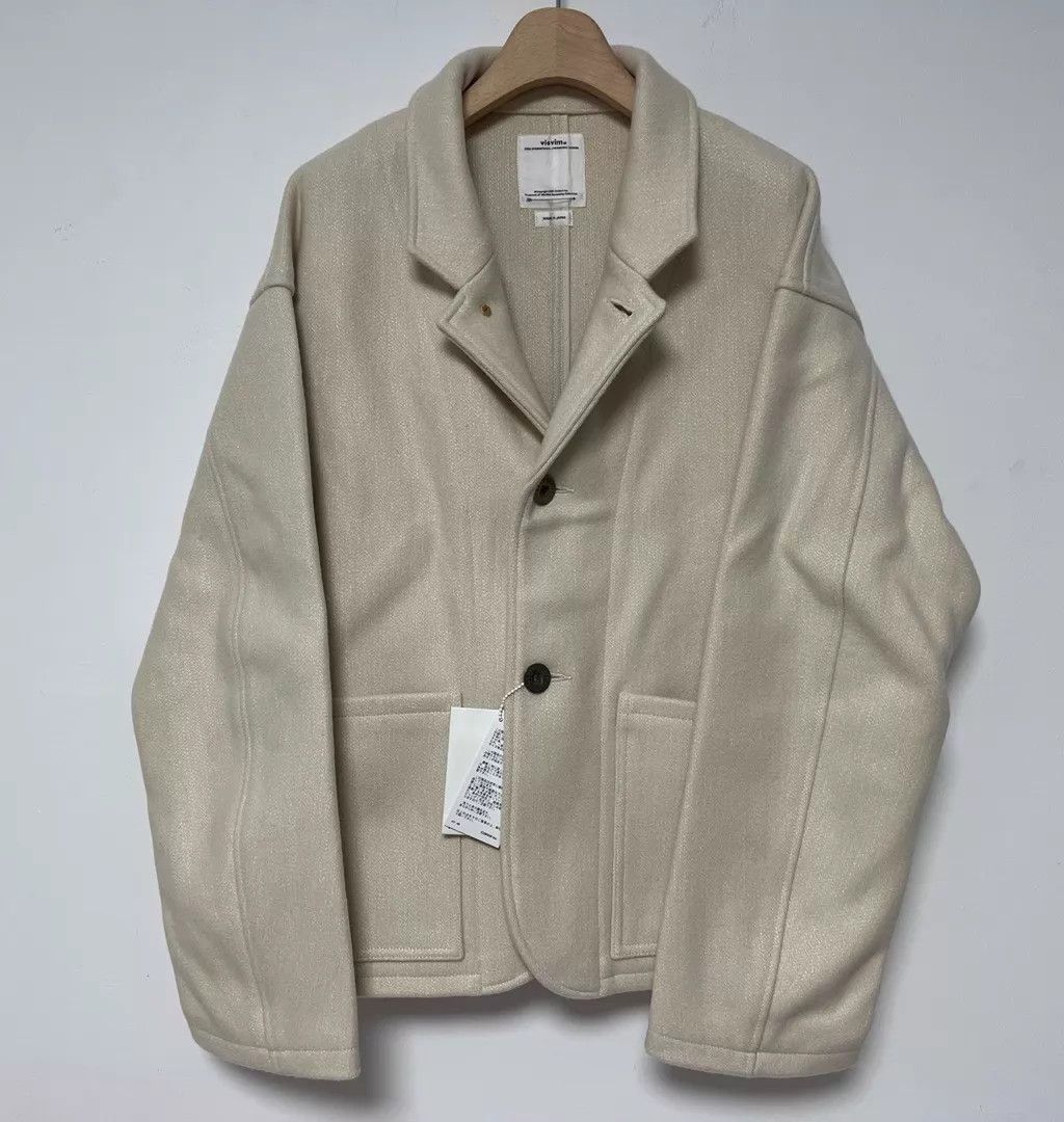 Visvim VISVIM 21AW HAYWARD JKT (MELTON) NEW ivory 3 FIL Size US L / EU 52-54 / 3 - 6 Thumbnail