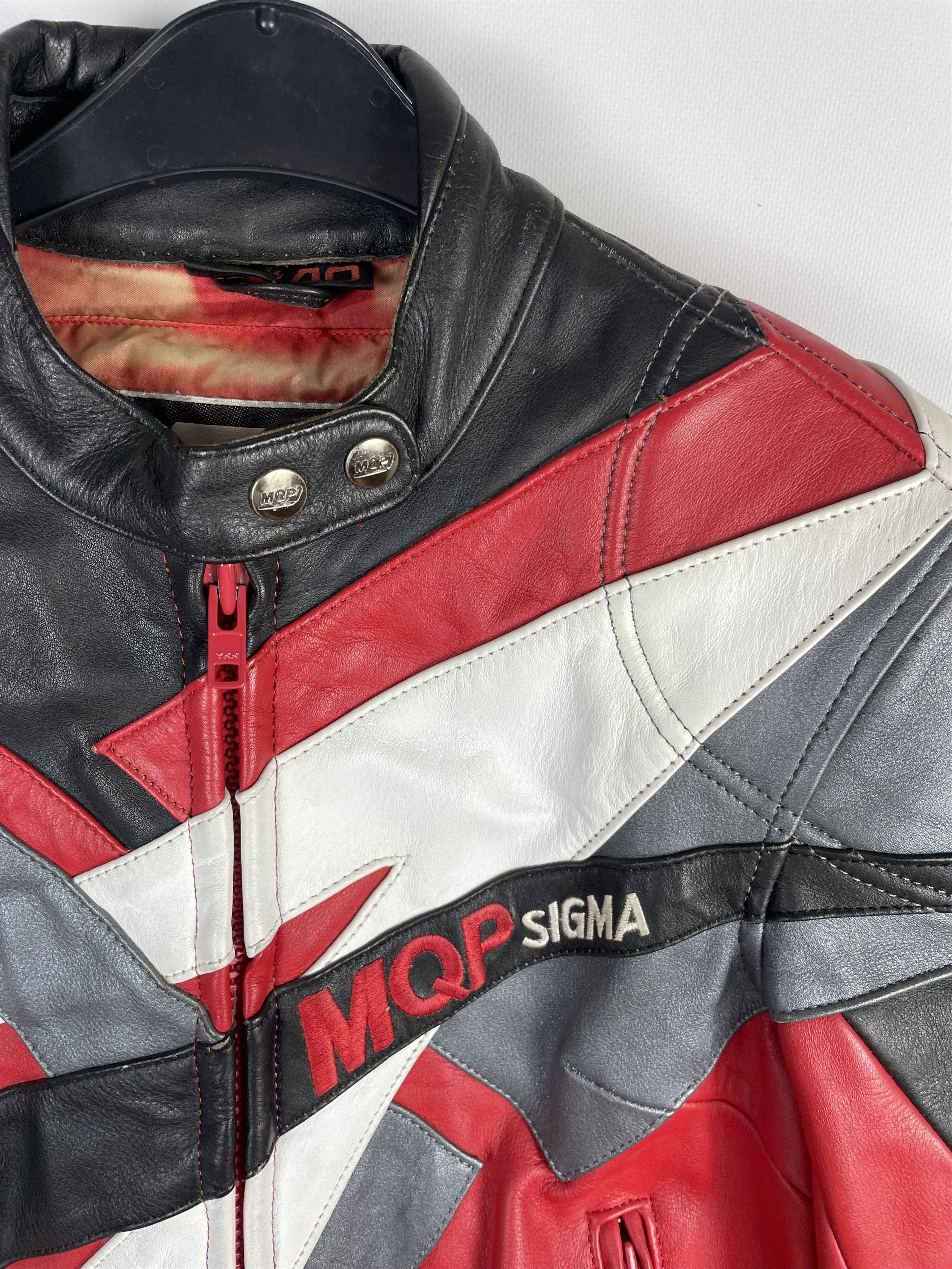 Other MQP Racing Moto Leather Jacket Vintage Size US S / EU 44-46 / 1 - 5 Thumbnail