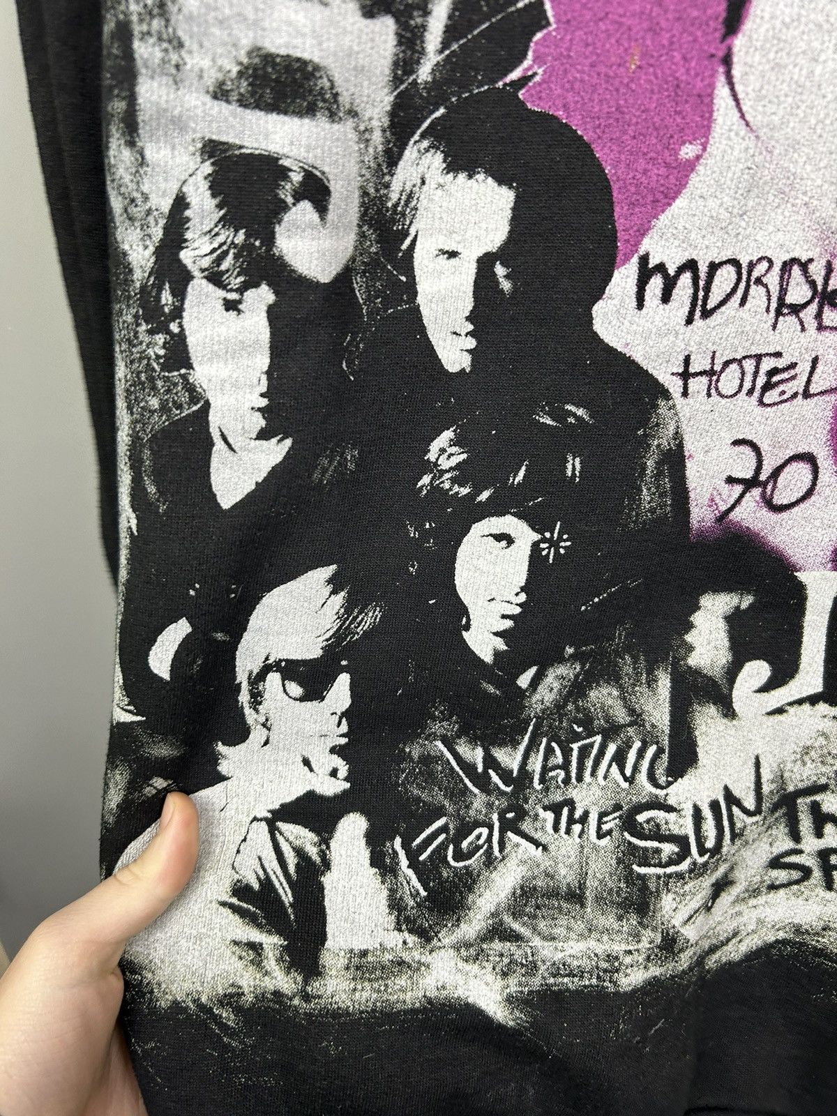 Band Tees × Vintage Vintage 1990 Jim Morrison The Doors Full Graphic Sweatshirt Size US XL / EU 56 / 4 - 6 Thumbnail
