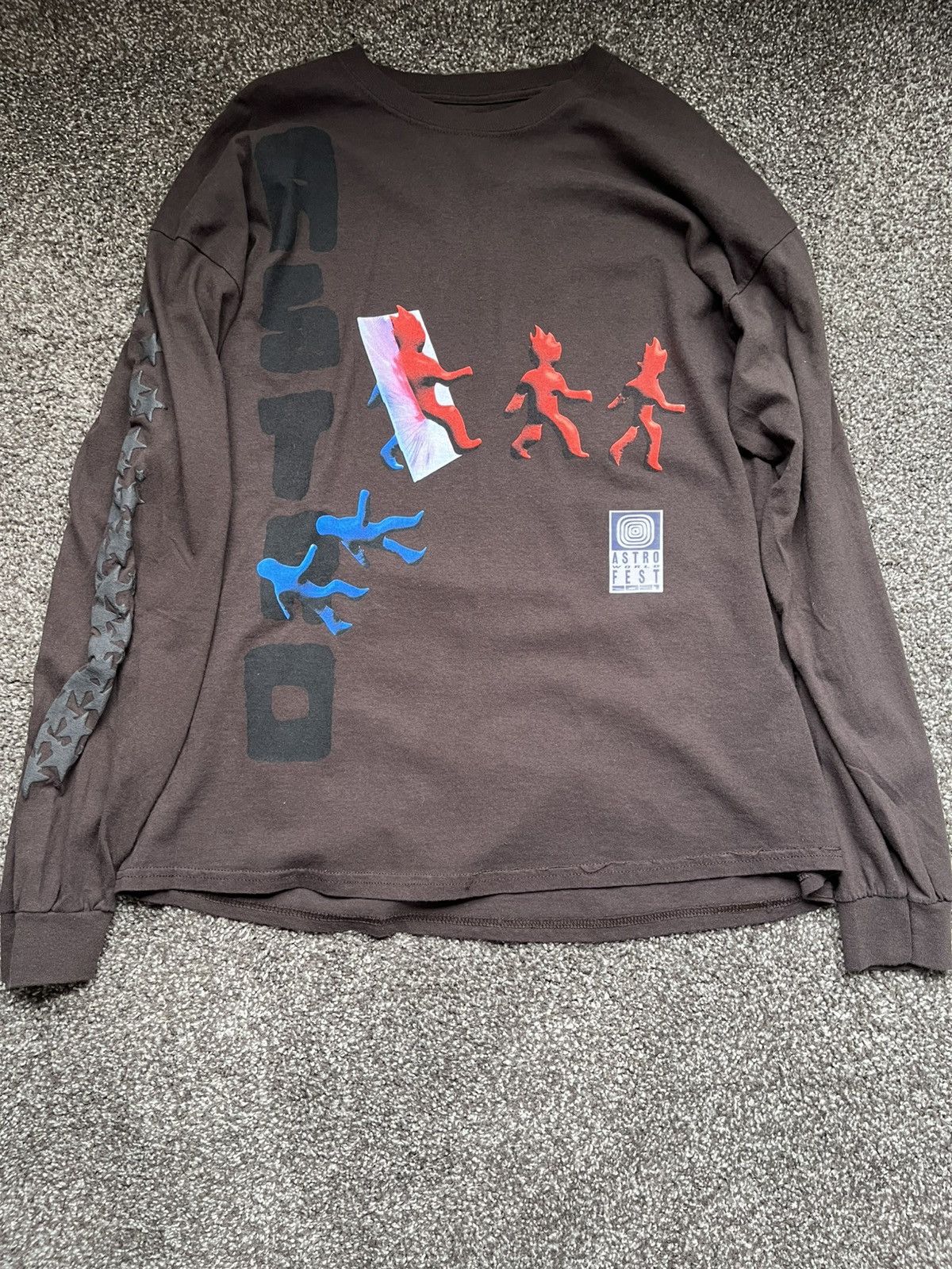 Travis Scott Astroworld festival 2021 longsleev Size US L / EU 52-54 / 3 - 1 Thumbnail