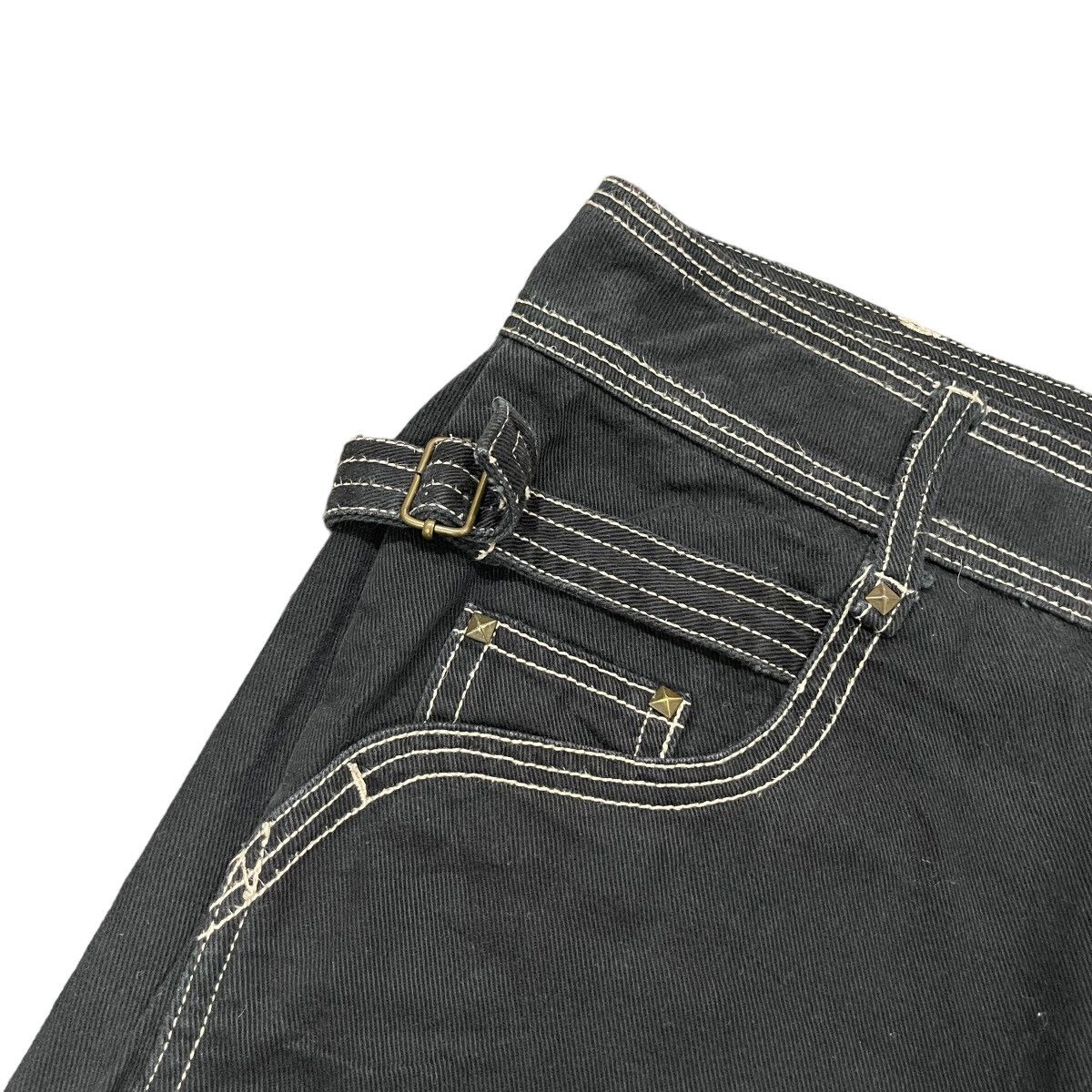 If Six Was Nine × Japanese Brand × True Religion Japanese Brand Clef De Sol Denim Pants Size 34" / US 12 / IT 48 - 12 Thumbnail