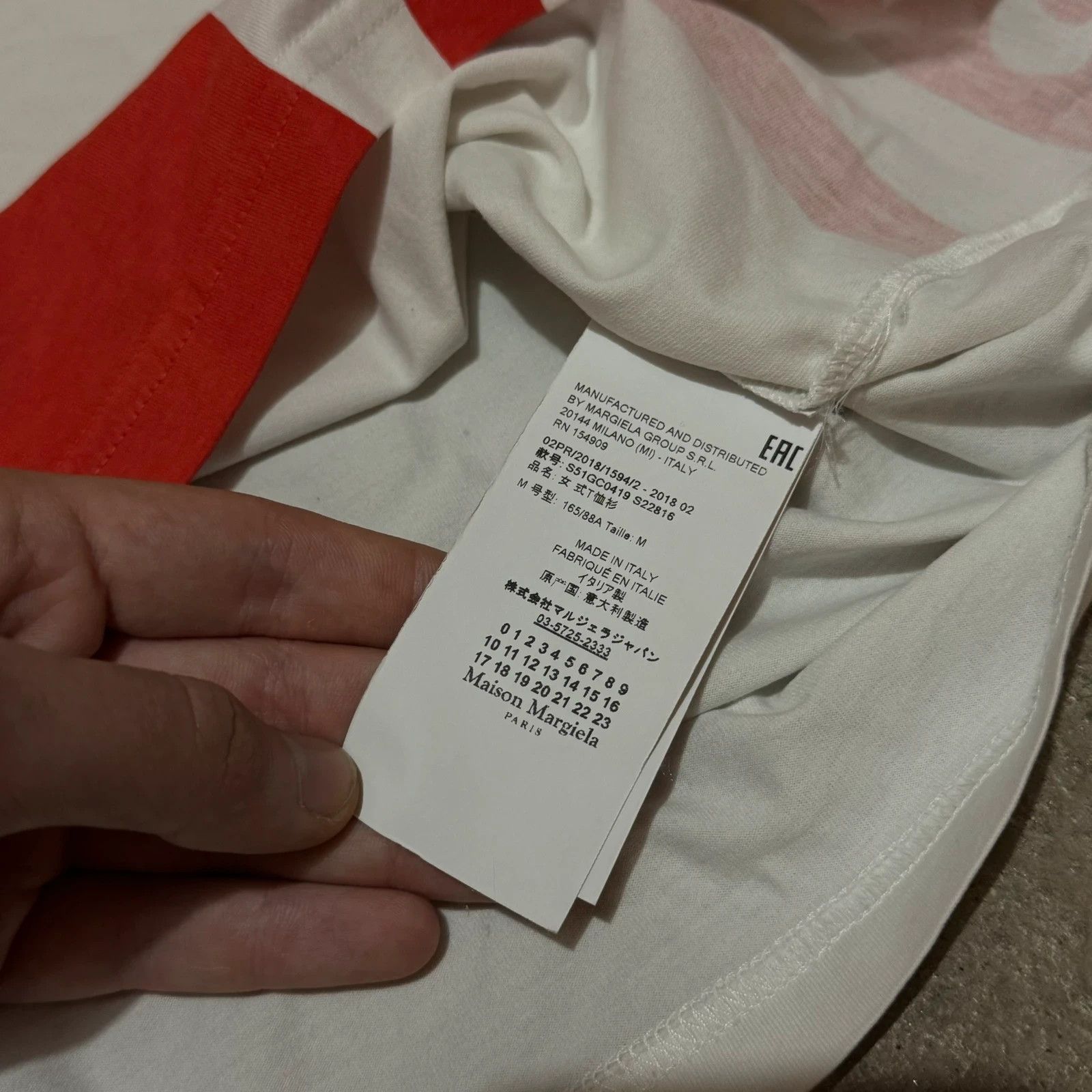 Maison Margiela S/S 18 Maison Margiela “Vitamins” boxy t-shirt Size US M / EU 48-50 / 2 - 4 Thumbnail