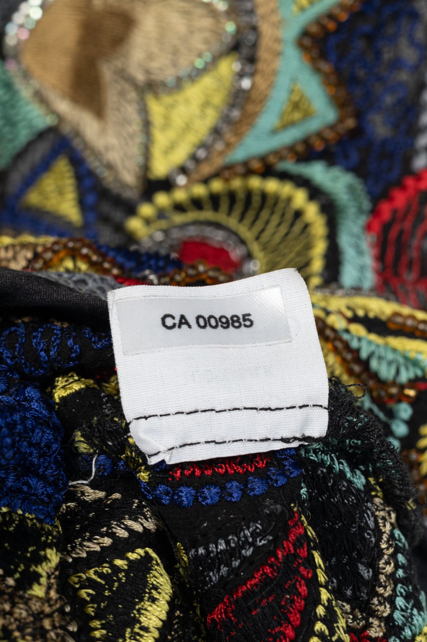 Dries Van Noten Dries Van Noten SS/15 Runway Beaded Sleeveless Hi-Lo Top Size S / US 4 / IT 40 - 10 Thumbnail