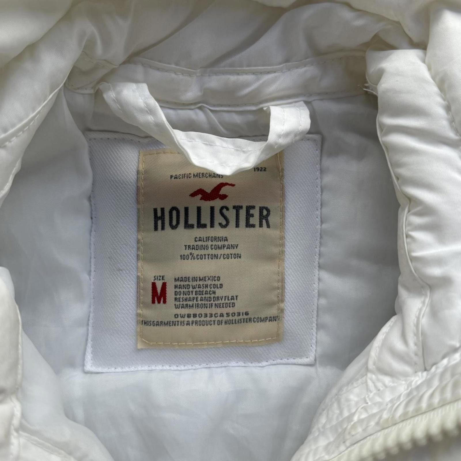 Other Y2K Hollister White Down Puffer Vest Size M / US 6-8 / IT 42-44 - 3 Thumbnail
