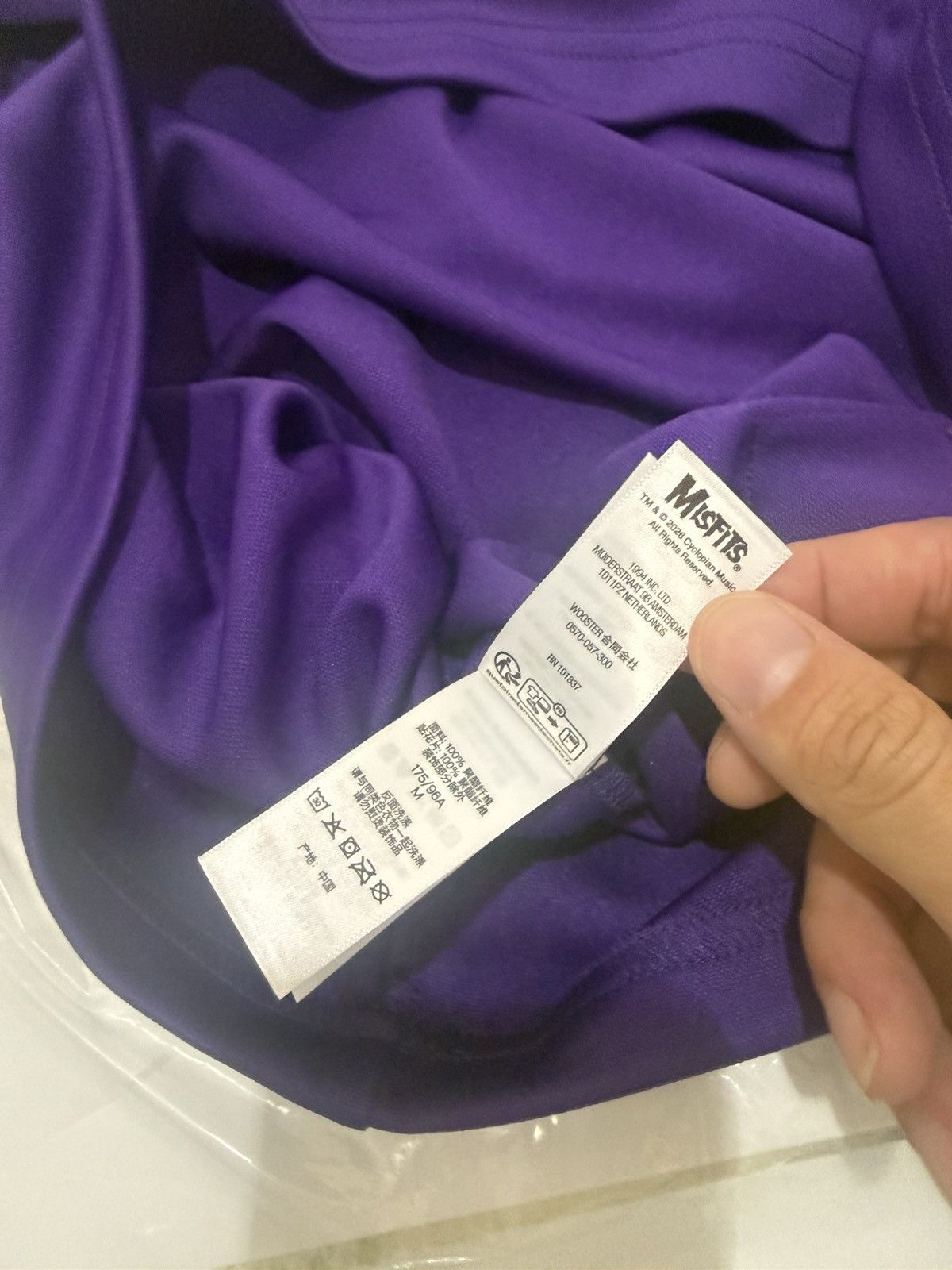Misfits × Supreme Supreme The Misfits Hockey Jersey Purple Size M Medium Size US M / EU 48-50 / 2 - 11 Thumbnail