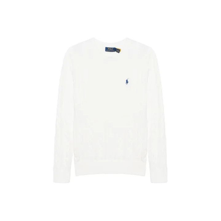 Polo Ralph Lauren Polo Ralph Lauren SS22 Cable Knit Pullover Sweater Size US XL / EU 56 / 4 - 1 Thumbnail