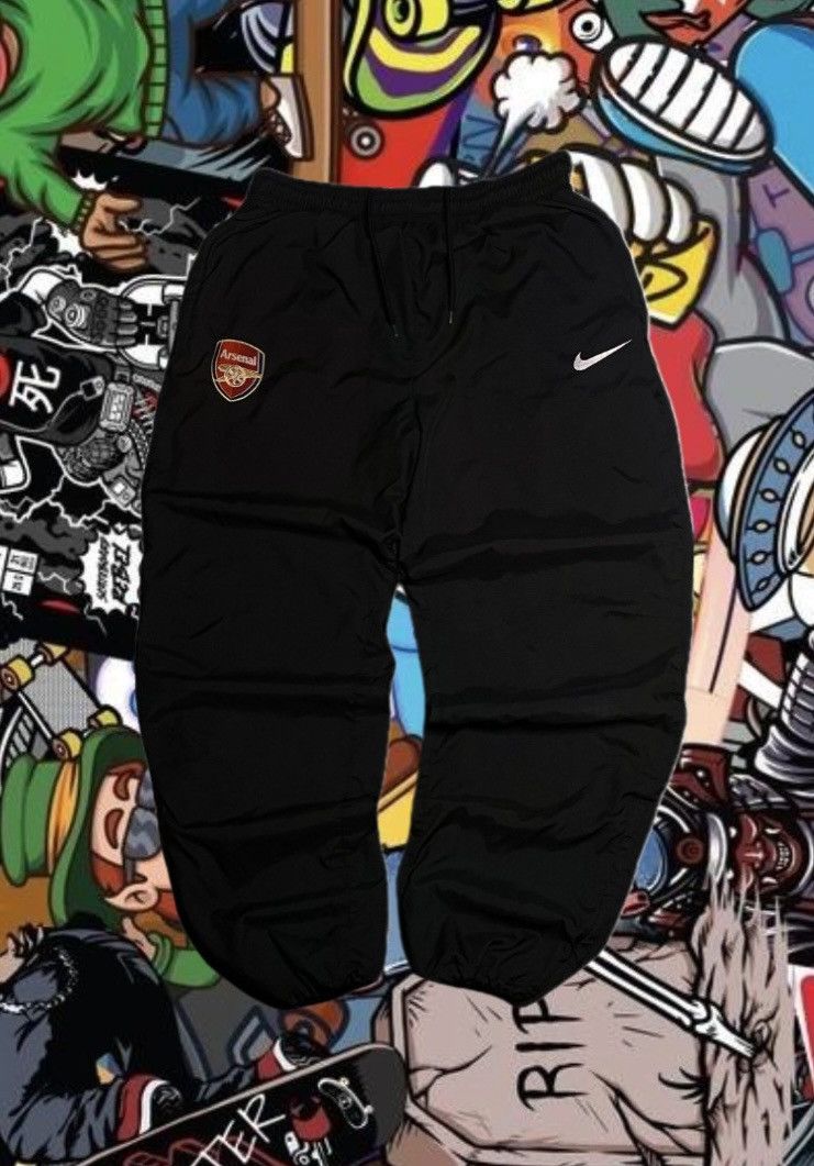 Nike Nike Arsenal Tracksuit Bottoms – Black, Size L Size US 35 - 1 Thumbnail