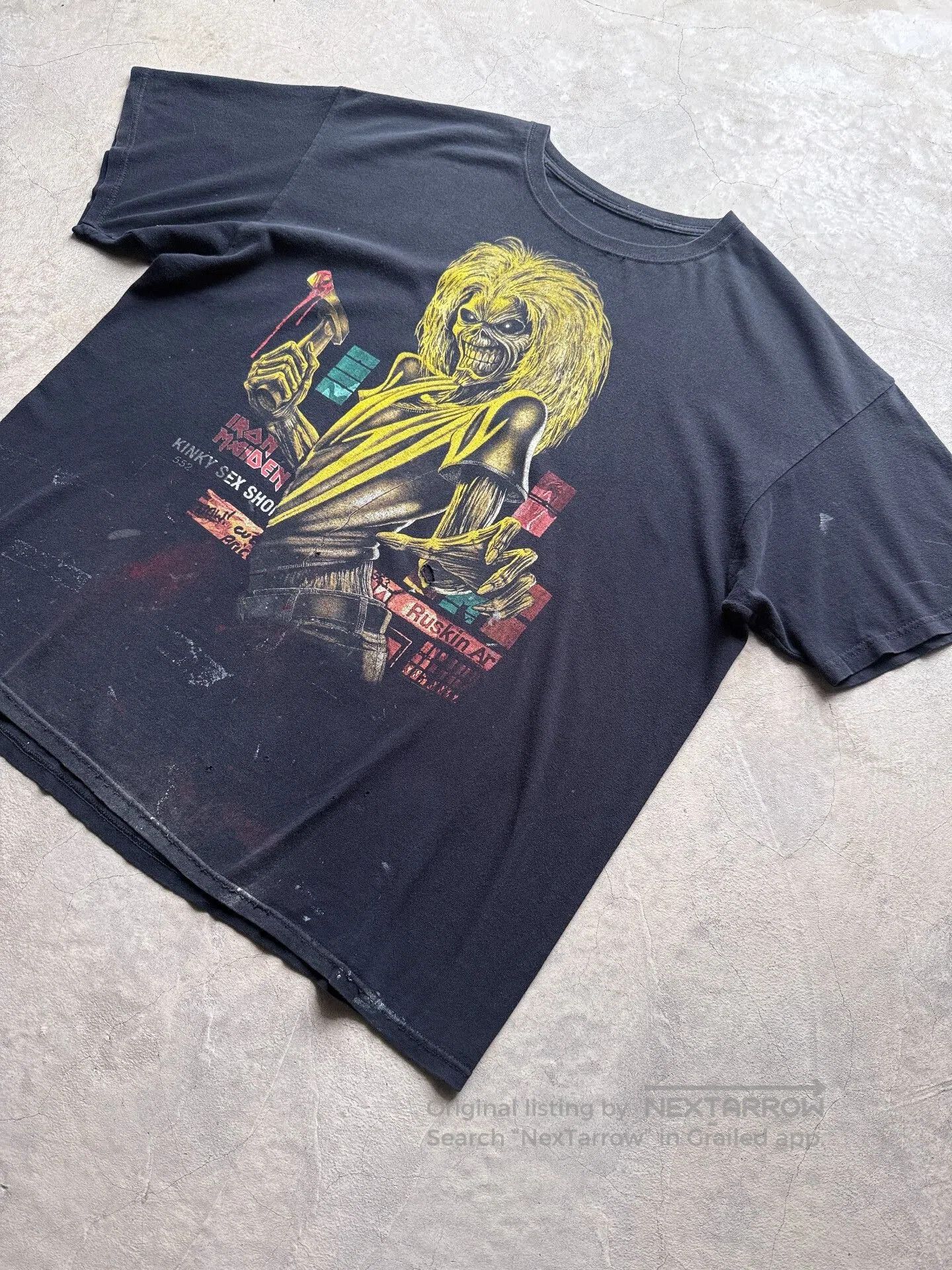 Vintage Vintage Iron Maiden 2012 Tour Band Tee. Size US XXL / EU 58 / 5 - 4 Thumbnail