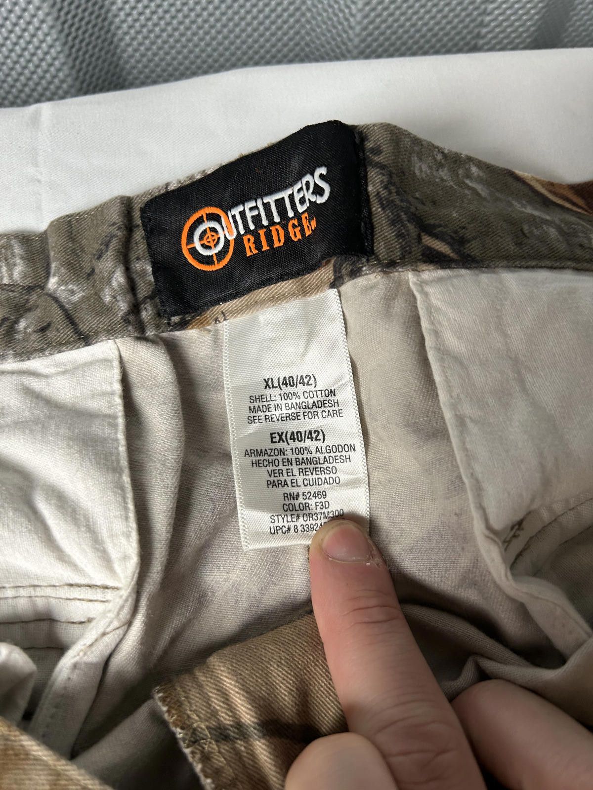 Realtree Real Tree Camo Heavyweight Cargo Trousers Hunting Hiking Size US 36 / EU 52 - 4 Thumbnail