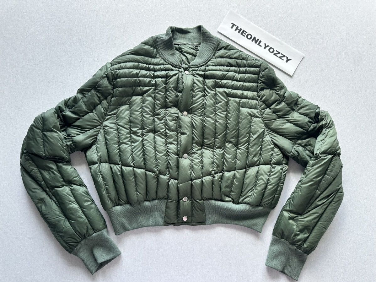 Rick Owens Rick Owens Green bomber liner Jacket Cropped sz 54 Size US L / EU 52-54 / 3 - 3 Thumbnail