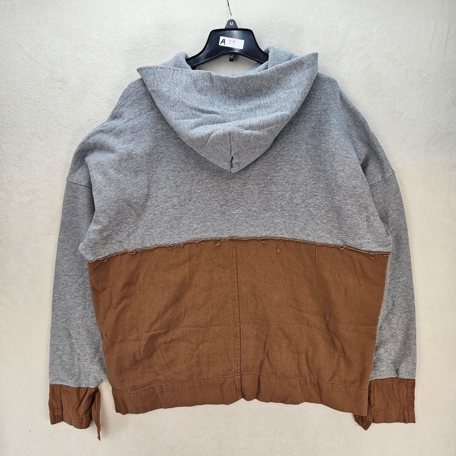 MNML MNML MEN'S SMALL GREY MASH UP UTILITY PULLOVER HOODIE NWT Size US S / EU 44-46 / 1 - 6 Thumbnail