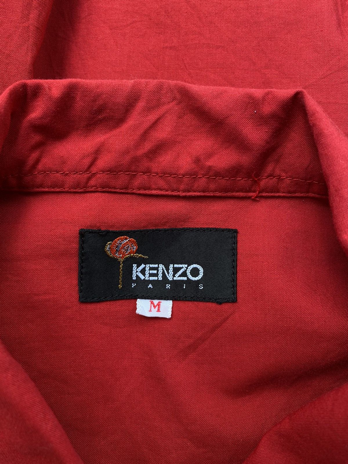 Kenzo KENZO Red Long-Sleeve Shirt Size M / US 6-8 / IT 42-44 - 3 Thumbnail