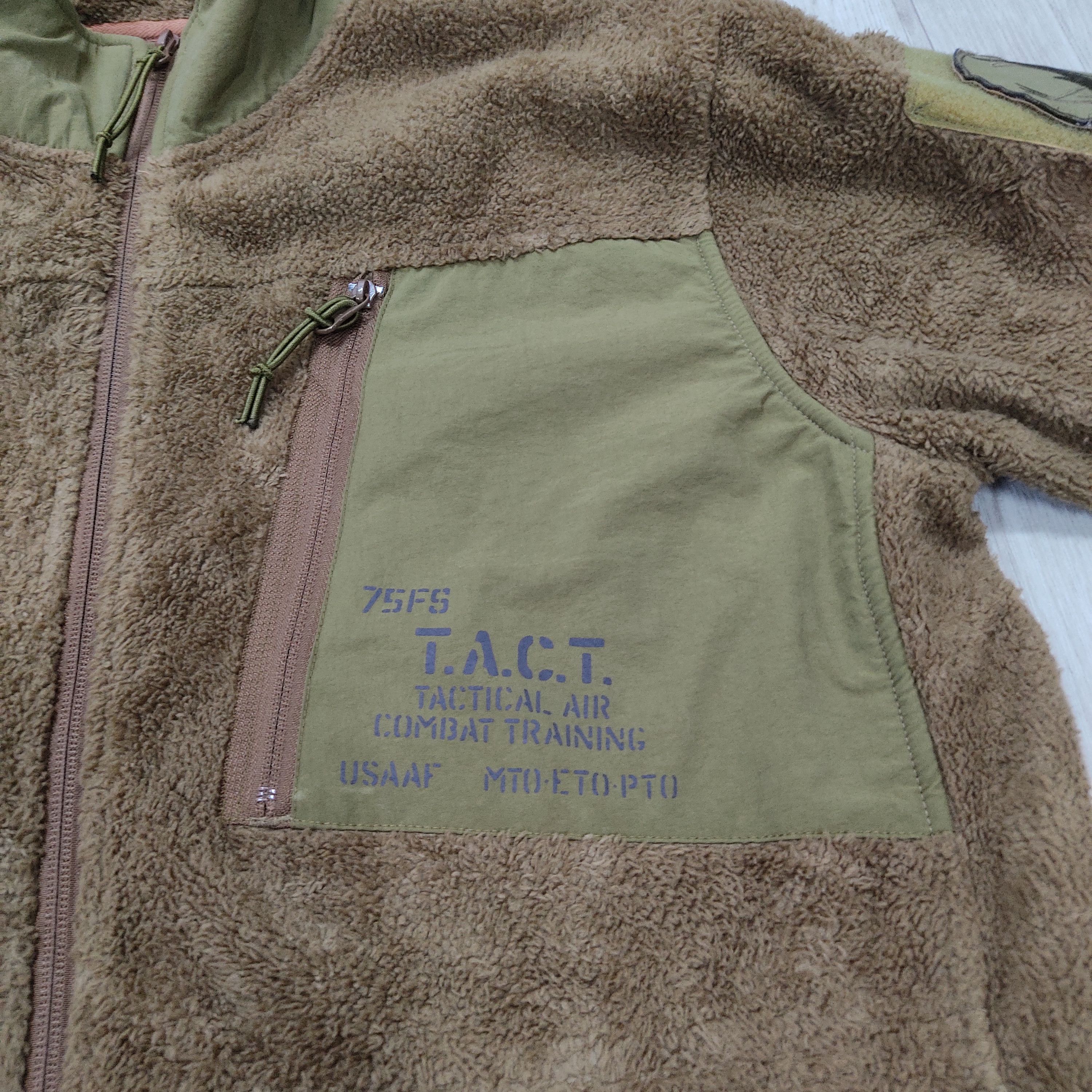 Avirex AVIREX 75fs T.A.C.T USAAF Sherpa Fleece Jacket Size US L / EU 52-54 / 3 - 8 Thumbnail