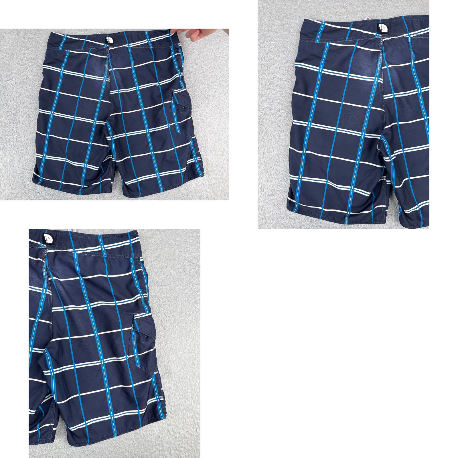 The North Face The North Face Swim Trunks Mens 34 Blue Polyester Zipper Pocket Board Shorts 11" Size US 34 / EU 50 - 9 Thumbnail
