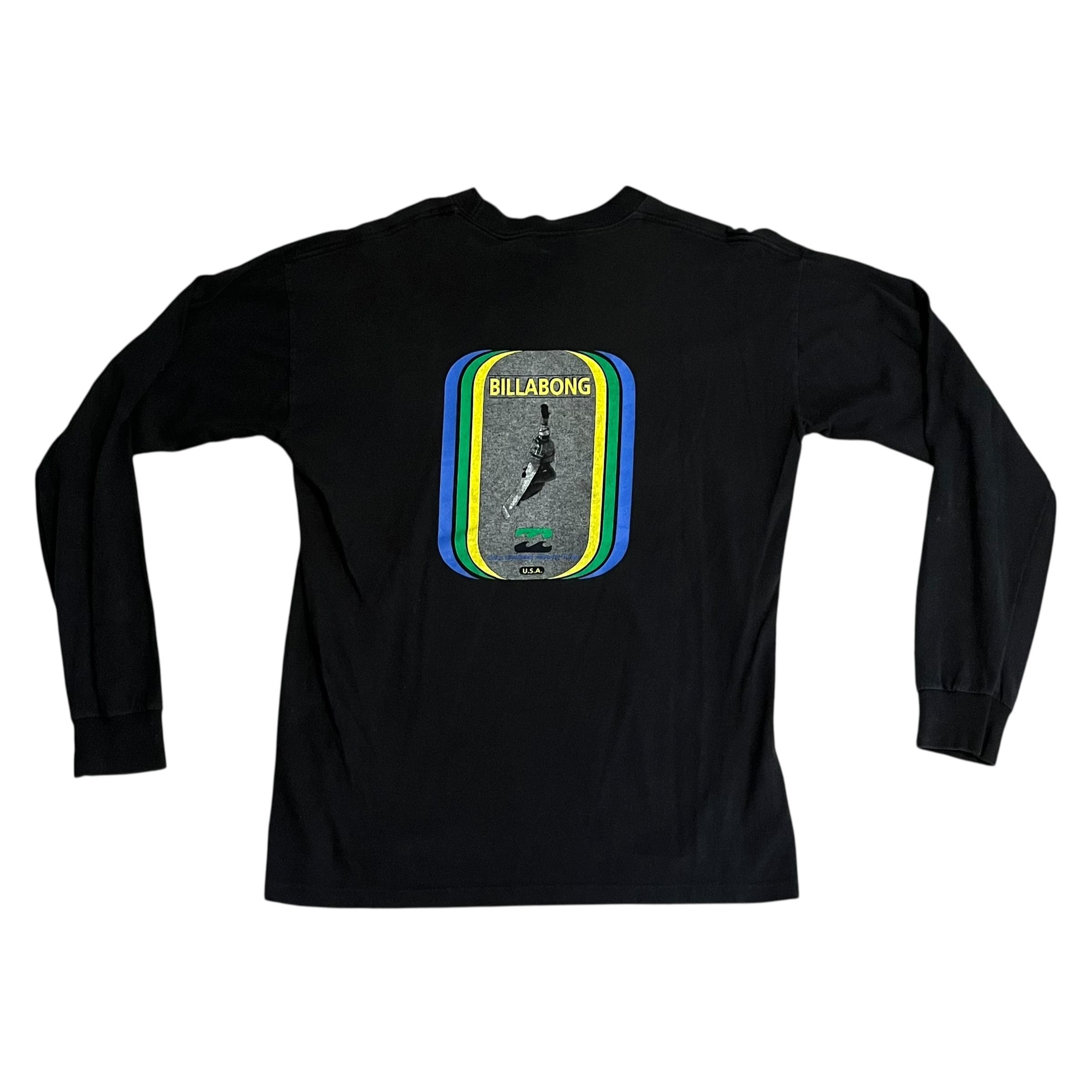 Billabong VINTAGE Billabong Snowboarding Long Sleeve T Shirt Size US L / EU 52-54 / 3 - 1 Thumbnail
