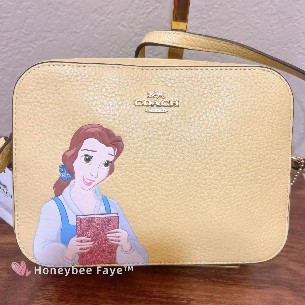Coach NWT Disney X Coach Mini Camera Bag With Belle C3404 Size ONE SIZE - 3 Thumbnail