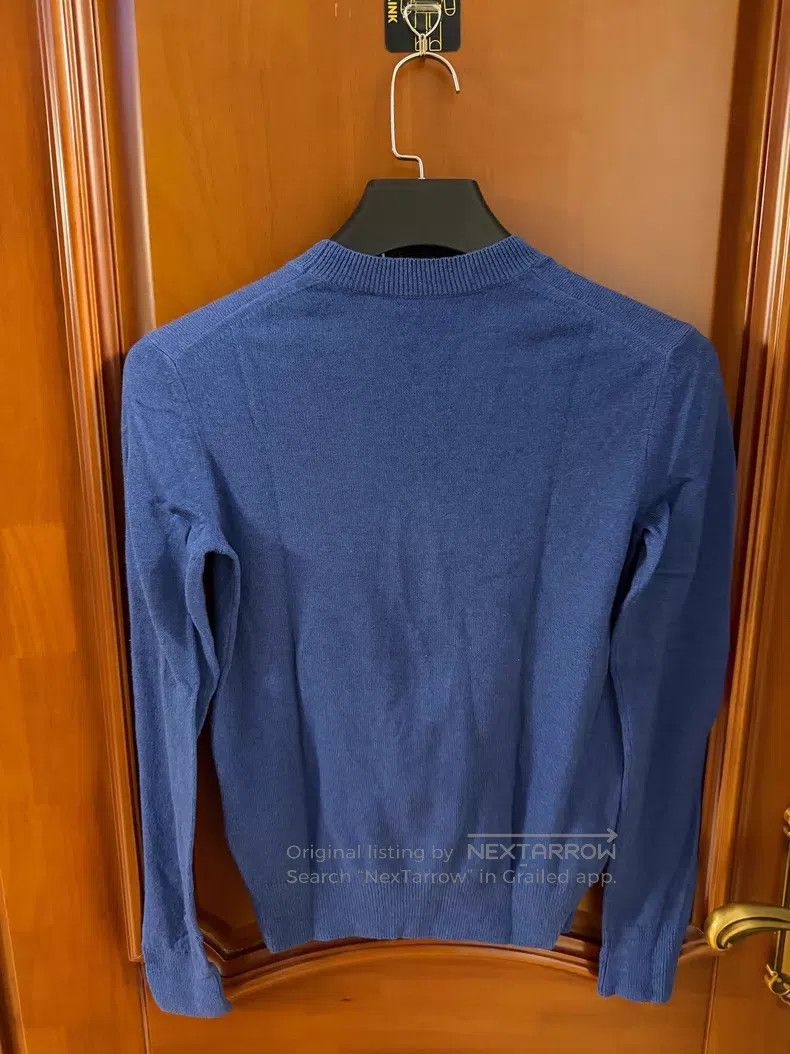 Acne Studios Acne Studios Blue Smile Wool Sweater Size XXS / US 00 / IT 34 - 2 Thumbnail