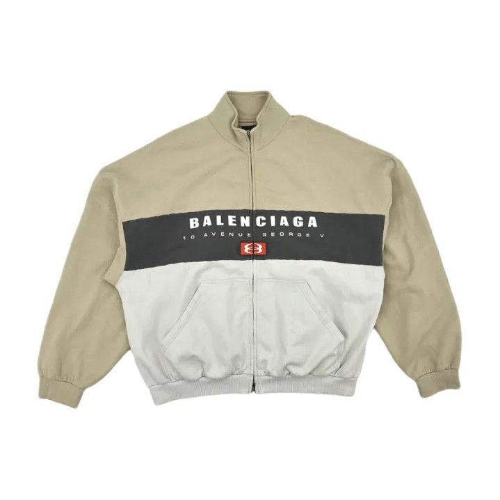 Balenciaga Balenciaga Stylish Zip Logo Colorblock Jacket Size US L / EU 52-54 / 3 - 1 Thumbnail