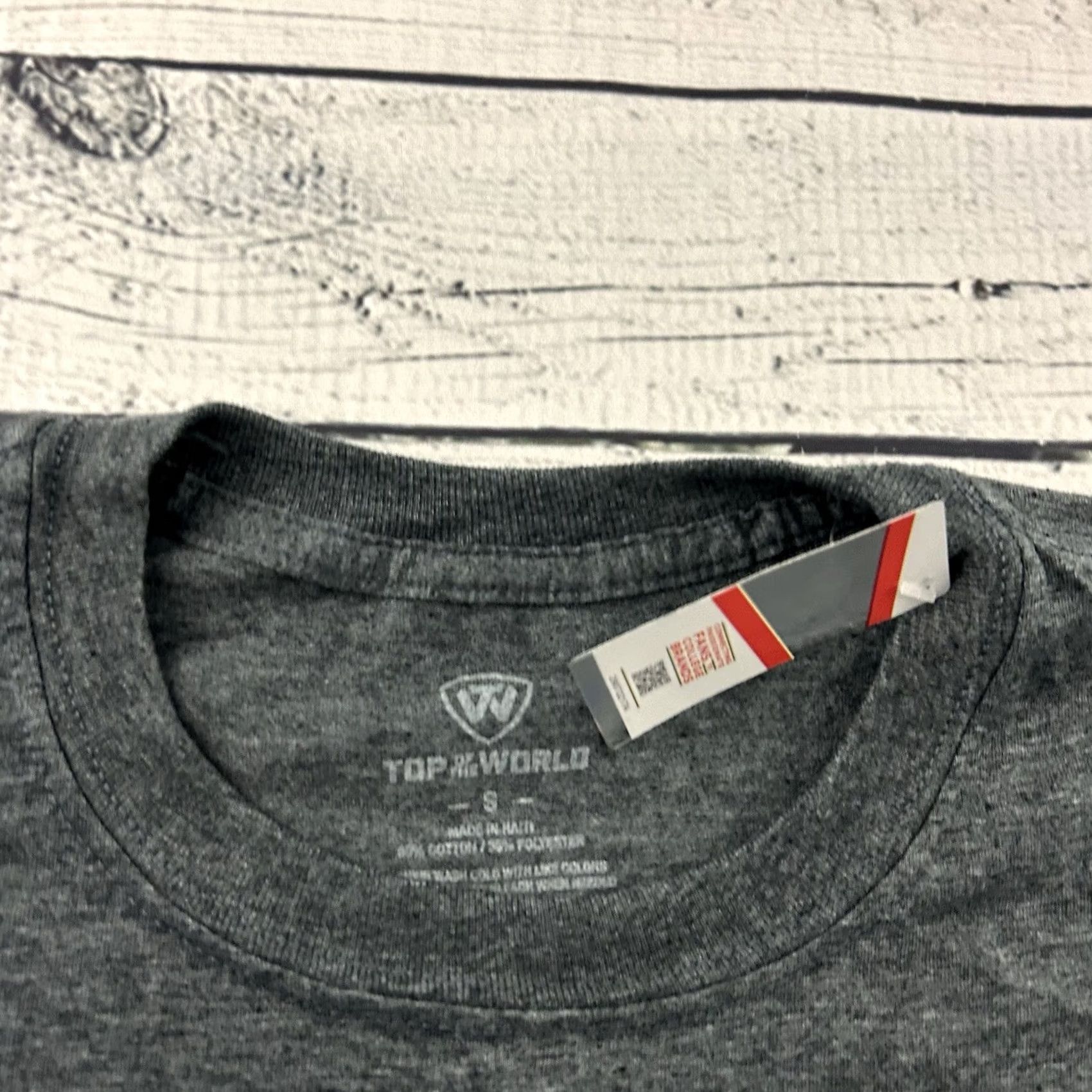 Vintage Air Force Top Of The World Short Sleeve T Shirt Men Small Gray Size US S / EU 44-46 / 1 - 2 Thumbnail