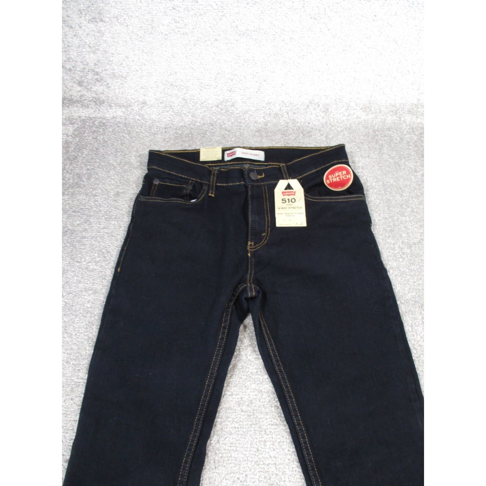 Levi's VINTAGE Levi's 510 Skinny Jeans Womens Size 18 Dark Wash Denim Zipper 90s Womens Size 40" / US 18 - 2 Thumbnail