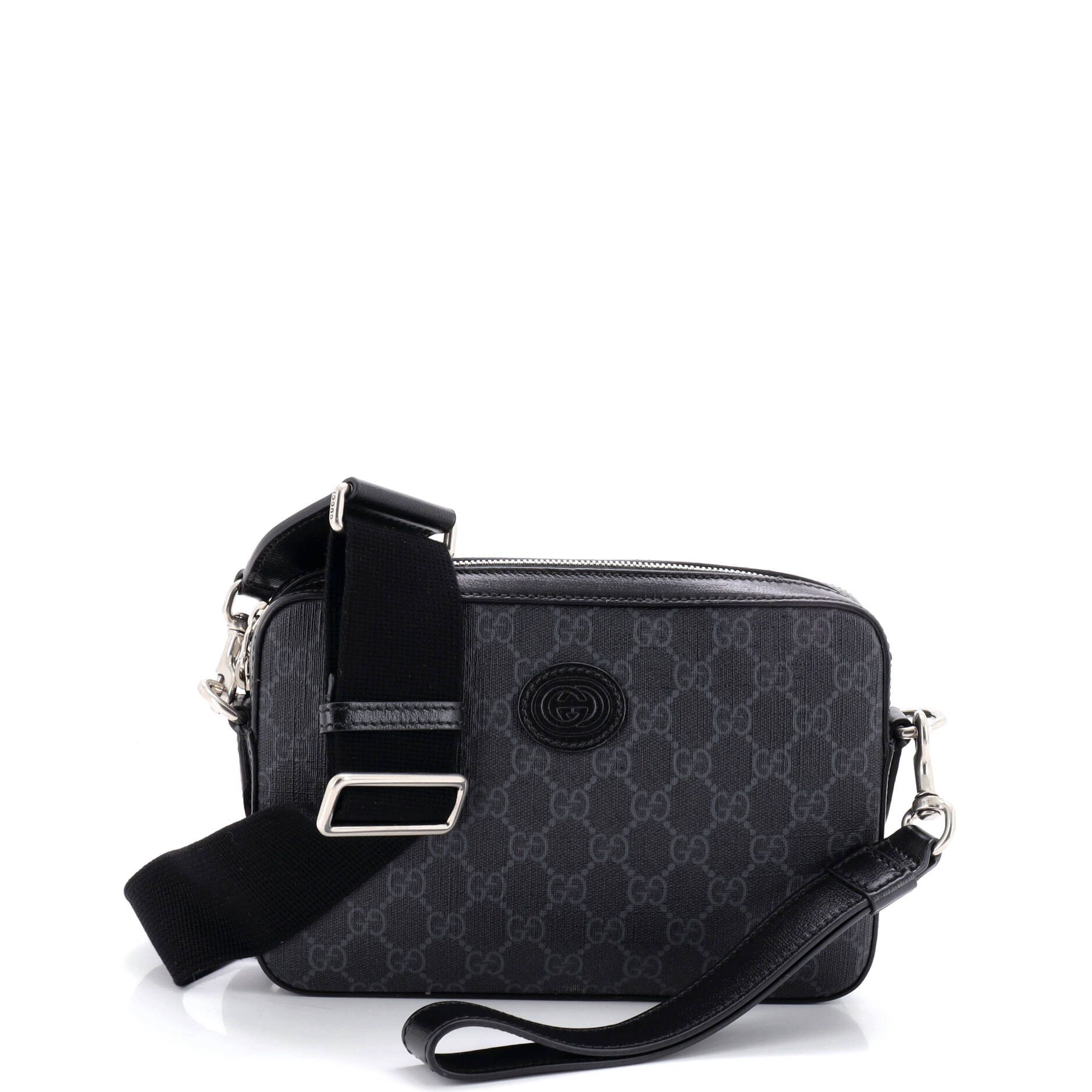 Gucci Interlocking G Patch Shoulder Bag, Women's