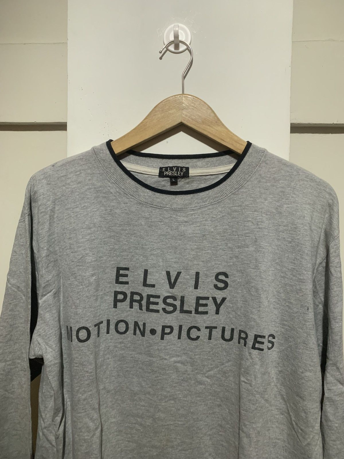 Japanese Brand Elvis Presley LONGSLEEVE ROCK n ROLL STYLE TEE Size US L / EU 52-54 / 3 - 5 Thumbnail