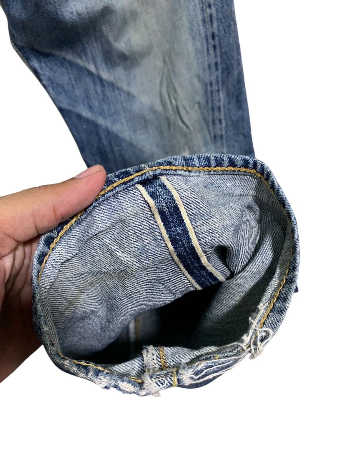 Denime 🔥DENIME JAPAN DISTRESSED JEANS W32 Size US 32 / EU 48 - 6 Thumbnail