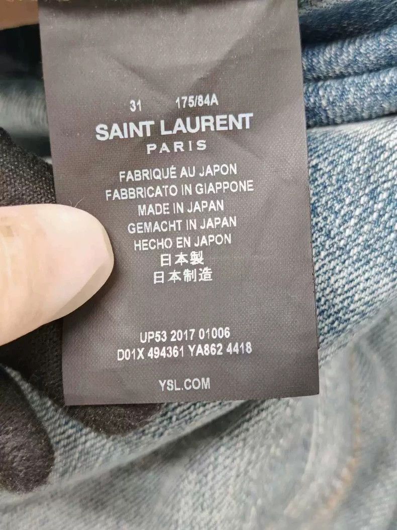 Saint Laurent Paris Saint laurent paris jeans 2506-Nextarrow Size US 31 - 3 Thumbnail