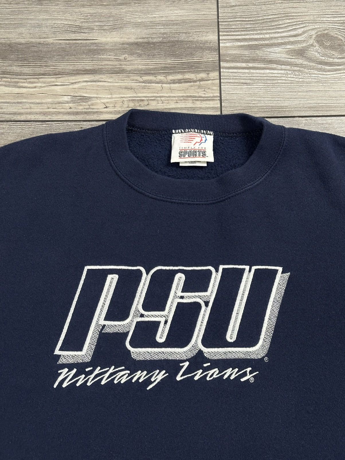 Vintage Vintage PSU Nittany Lions Navy Crewneck Size US XL / EU 56 / 4 - 3 Thumbnail