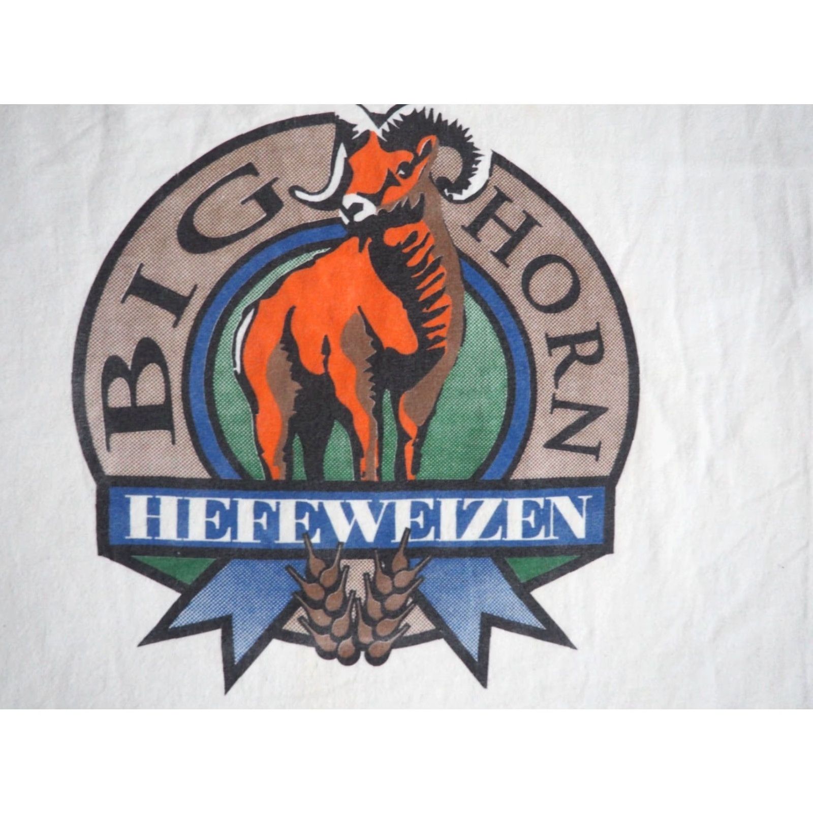 Jerzees VTG 90s Jerzees Bighorn Hefeweizen Beer Ale WA Promo White Tee T-Shirt Mens XL Size US XL / EU 56 / 4 - 7 Thumbnail