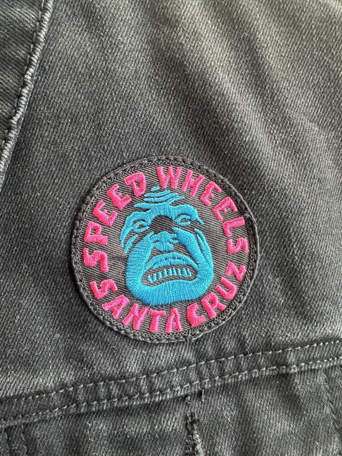 Santa Cruz Skateboards Patched denim vest Size US M / EU 48-50 / 2 - 4 Thumbnail