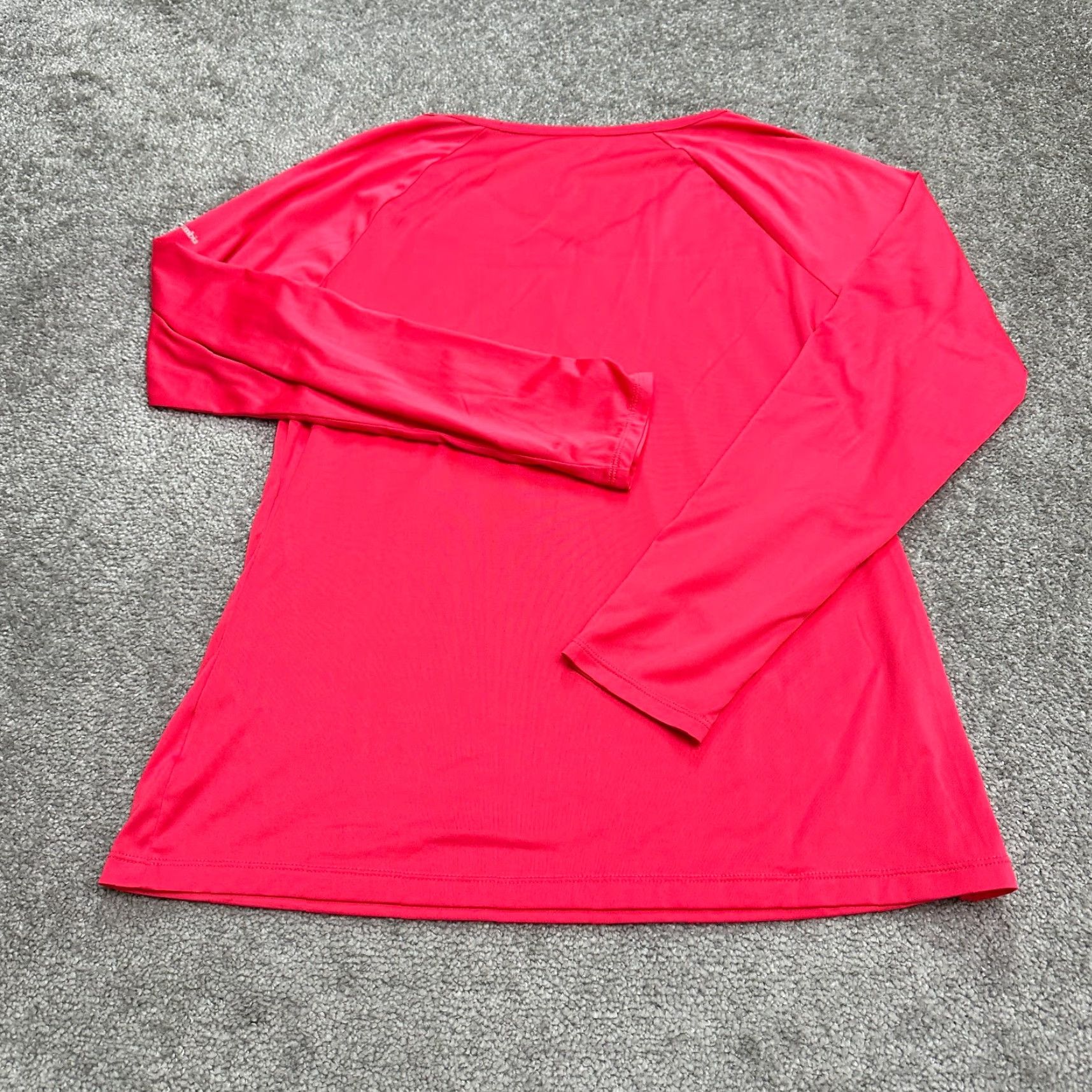 Pinko Columbia Top Womens Large Pink Long Sleeve V-Neck Athleisure Lightweight Active Size L / US 10 / IT 46 - 2 Thumbnail