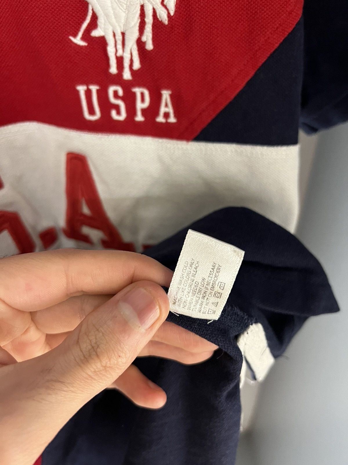 Polo Ralph Lauren VINTAGE U.S POLO ASSN USA FLAG DESIGNER CASUAL RETRO Y2K 90s Size US M / EU 48-50 / 2 - 12 Thumbnail