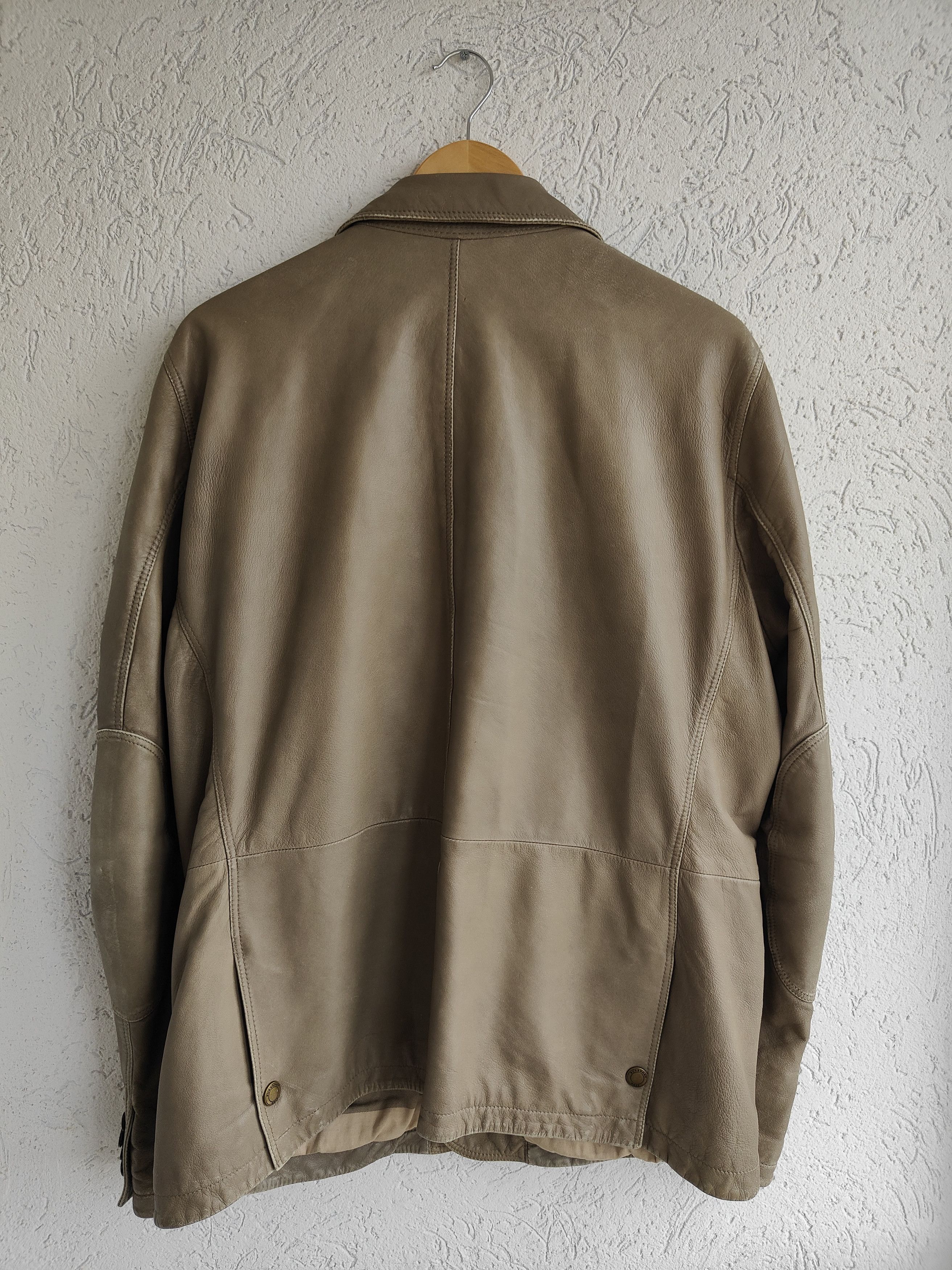 Burberry Burberry Brit Lamb Leather Field Jacket Size US XXL / EU 58 / 5 - 4 Thumbnail