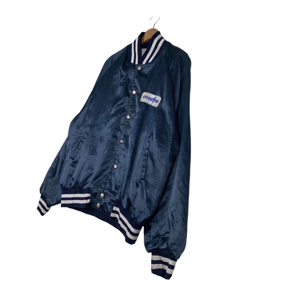 Japanese Brand BIKE GOODYEAR Motorsports Satin Coach Jacket #0073-C5 Size US XL / EU 56 / 4 - 2 Thumbnail