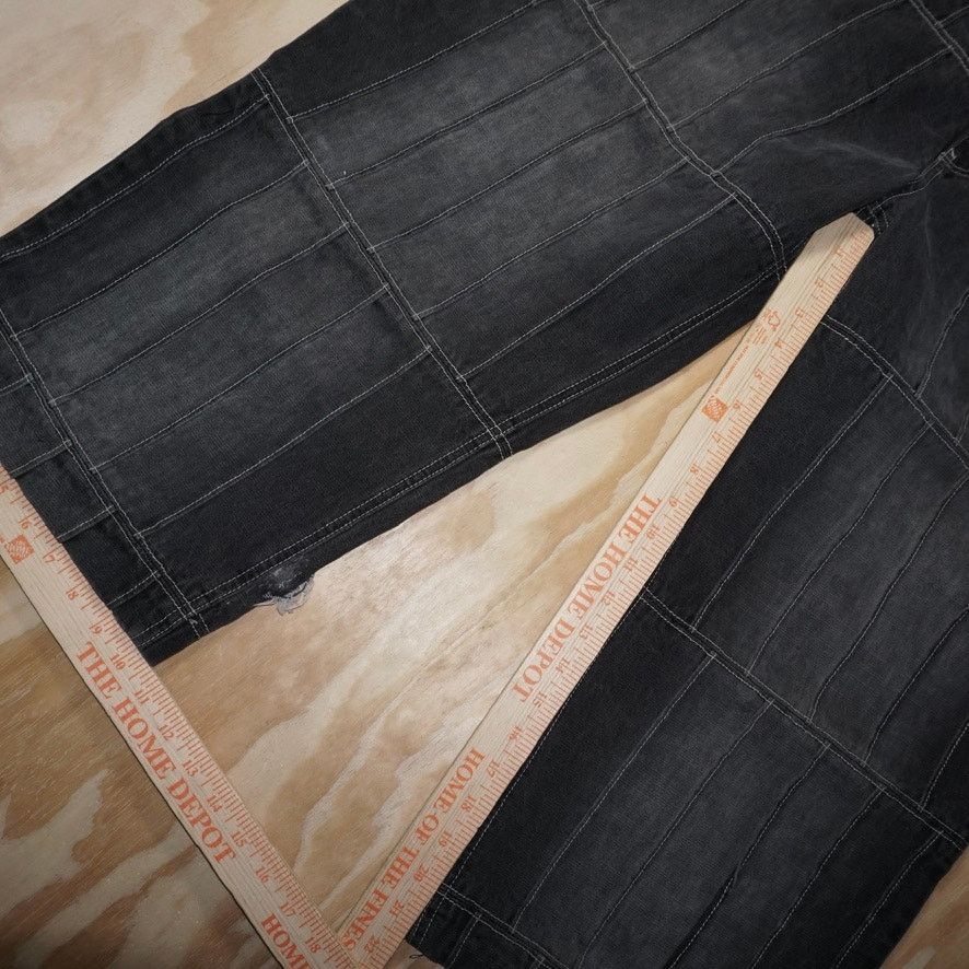 Enyce 38 - Vintage Y2K Enyce brand denim patchwork 00s capri jorts Size US 38 / EU 54 - 4 Thumbnail