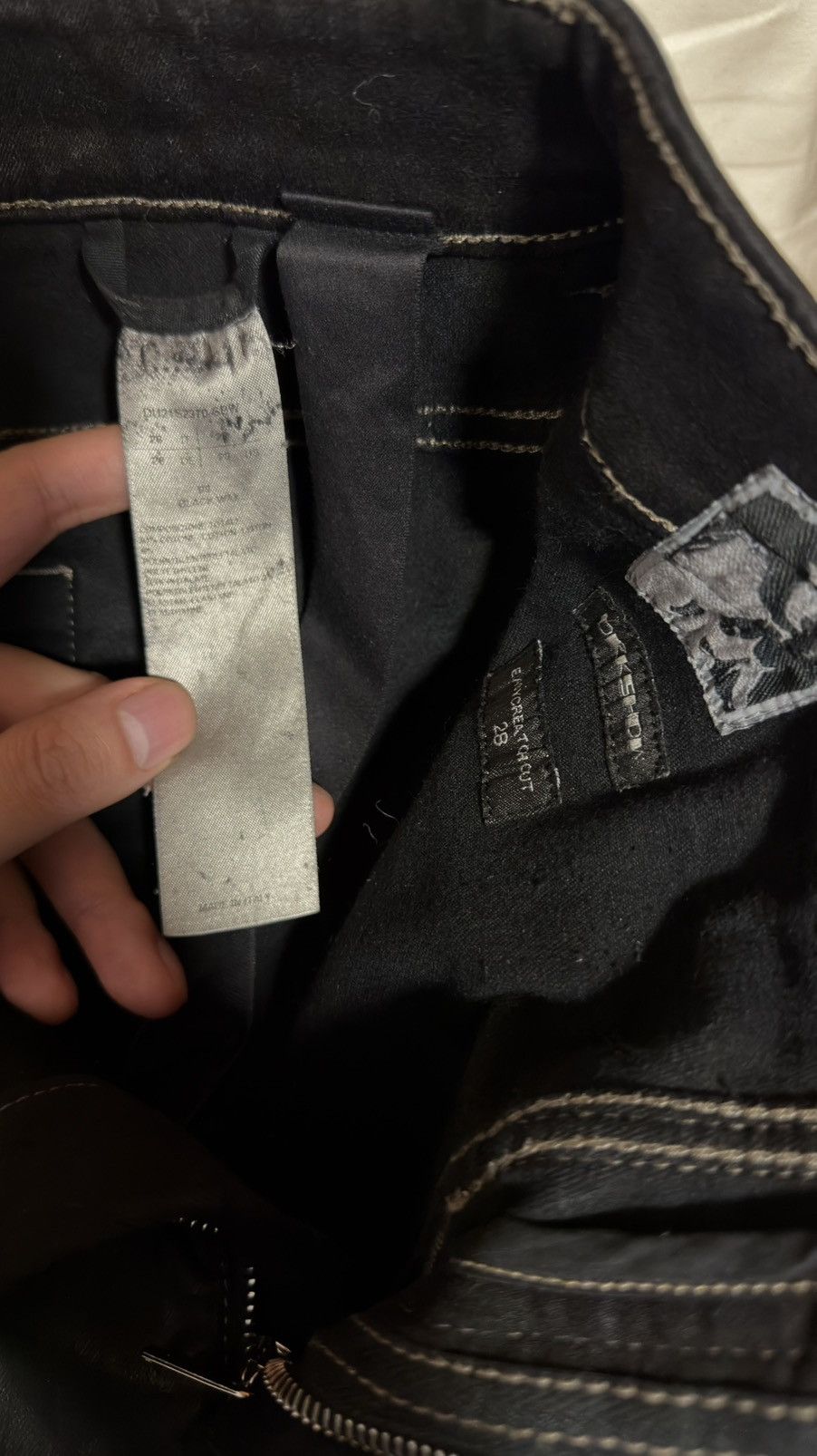 Rick Owens Rick Owens heavy waxed easy creatch jeans Size US 30 / EU 46 - 8 Thumbnail