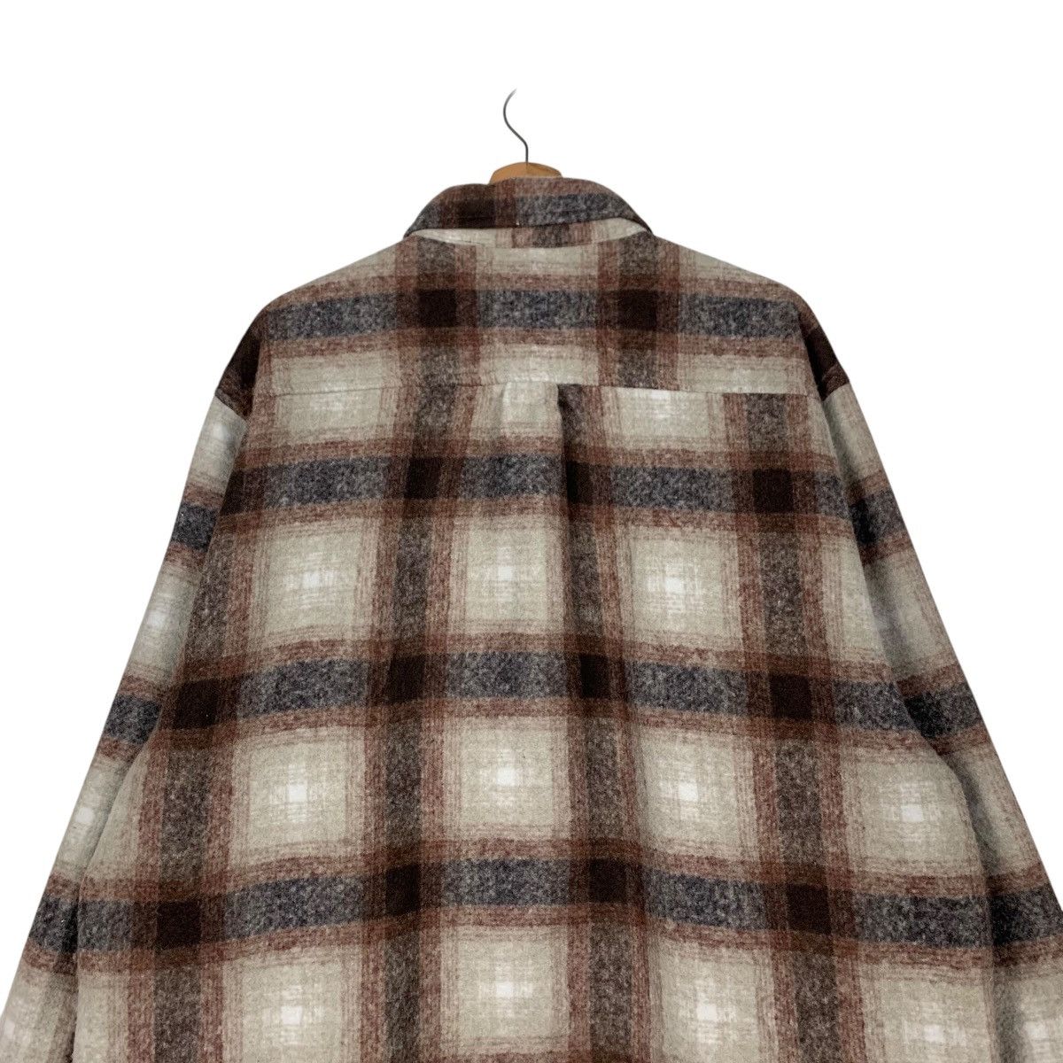 Flannel AZUL by Moussy Shadow Plaid Flannel Jacket #2132-C94 Size US XXL / EU 58 / 5 - 8 Thumbnail