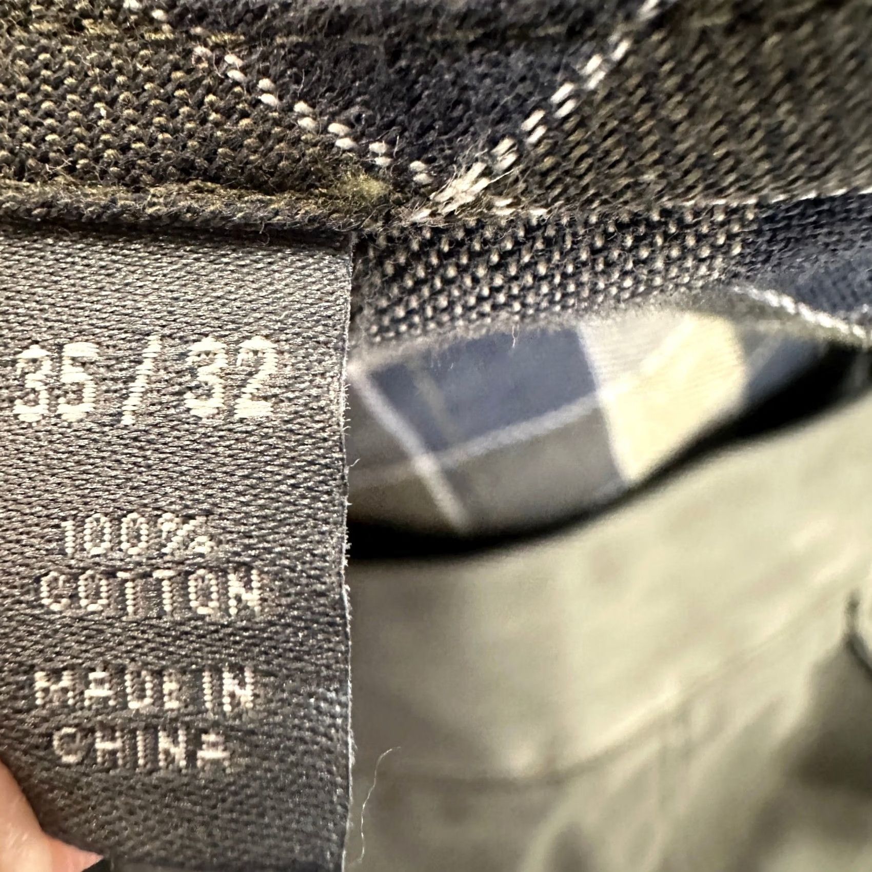 Bonobos Bonobos Khakis Pants Mens 35X32 Olive Green Slim Fit Flat Front Straight Leg Size US 35 - 6 Thumbnail