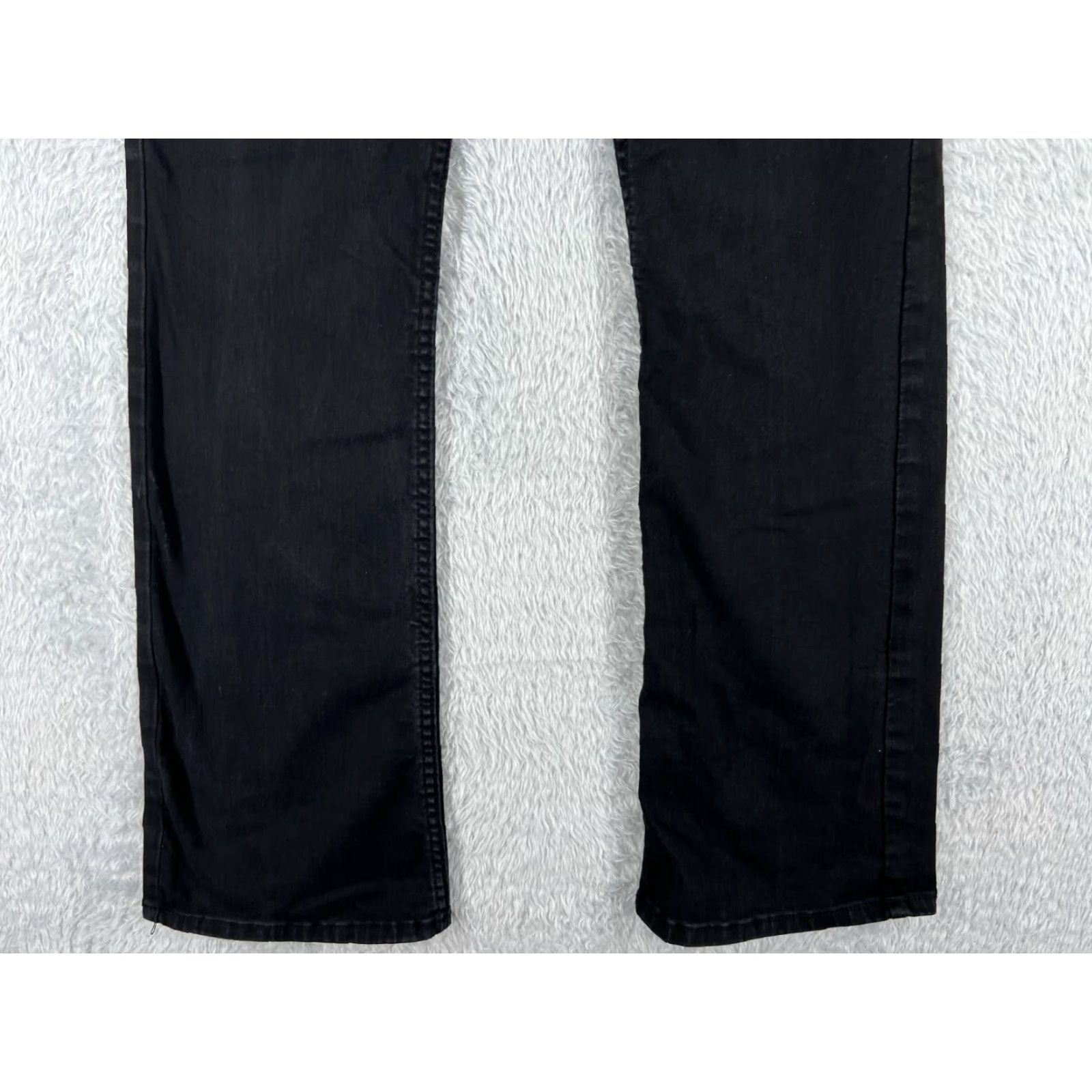 Lee Lee Jeans Womens 8 Black Denim Bootcut Western Mid Cotton Blend Size 30" / US 8 / IT 44 - 2 Thumbnail