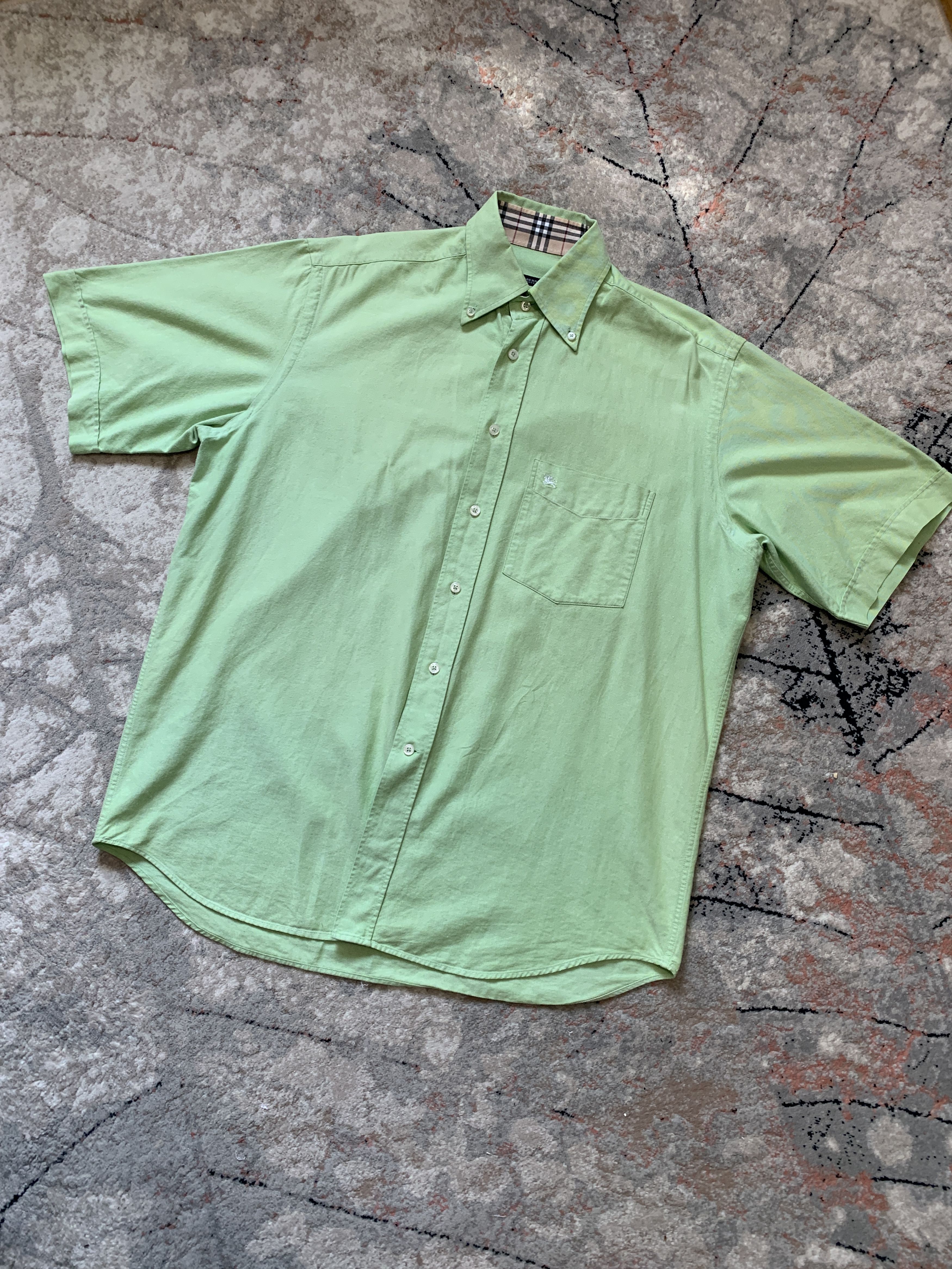 Burberry × Vintage Vintage Burberry London Shirt Size US XL / EU 56 / 4 - 1 Thumbnail